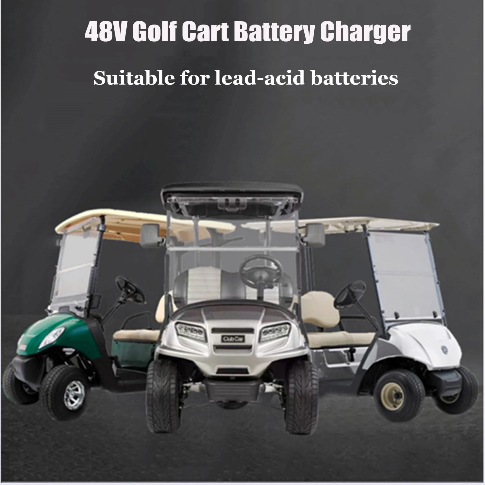 HYDTGZ 48V 10A Club Car Golf Cart Battery Charger image 2