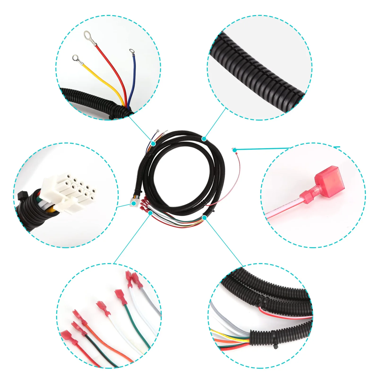10L0L 36V E-Z-GO TXT PDS Wiring Harness image 3
