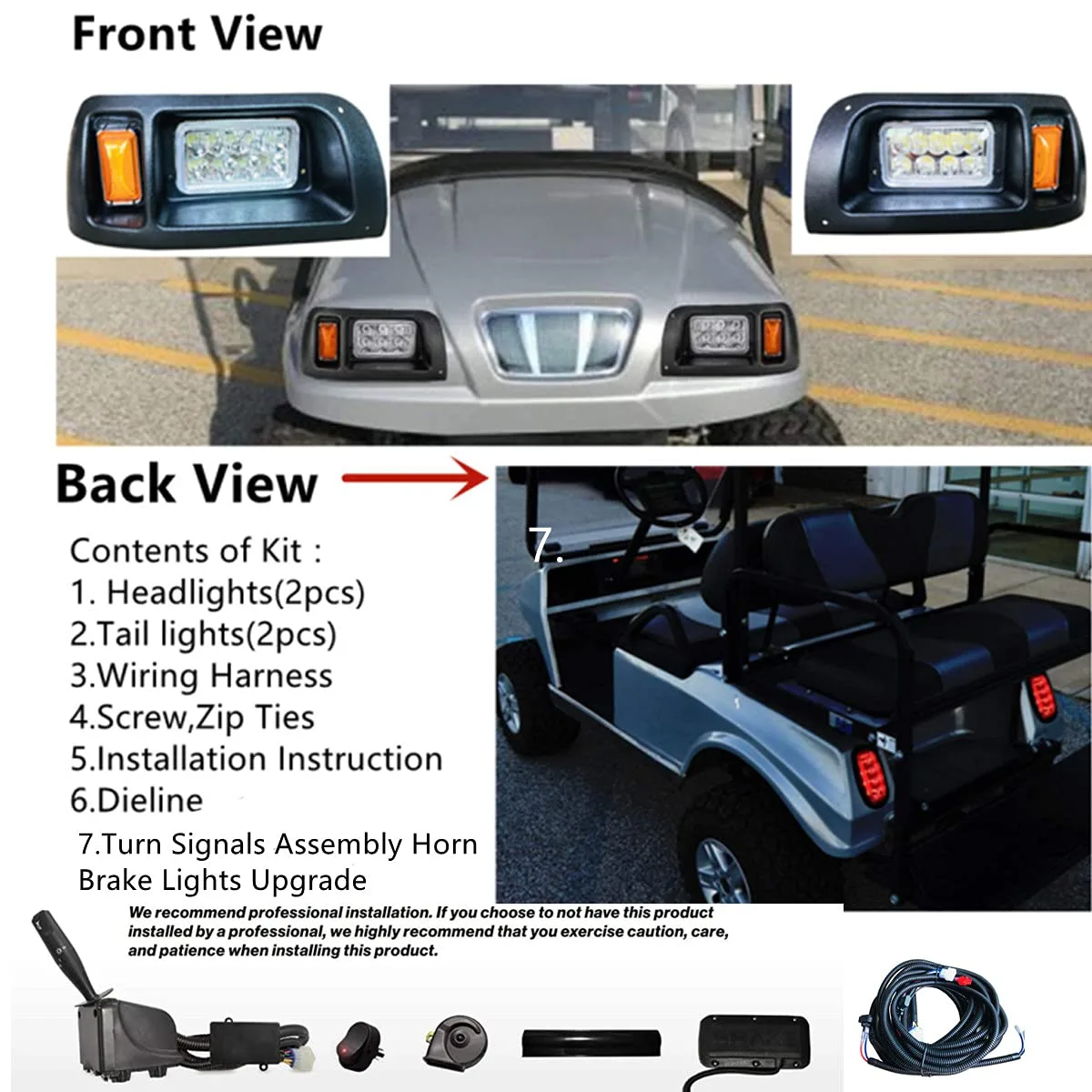 Dr.Acces LED Light Kit for Club Car DS 1993+ image 3