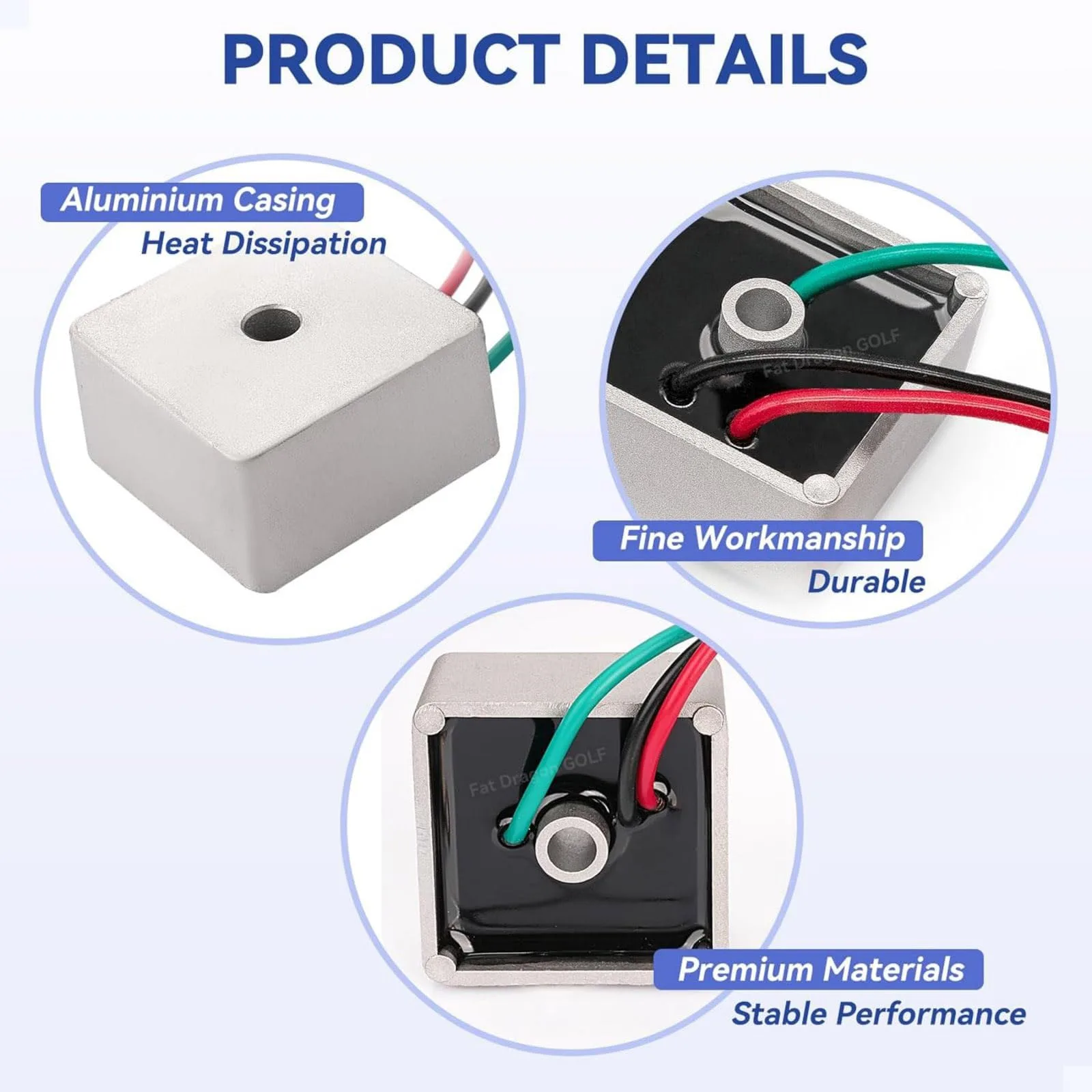 CHICHIYANG Voltage Regulator Rectifier for E-Z-GO TXT Gas image 3