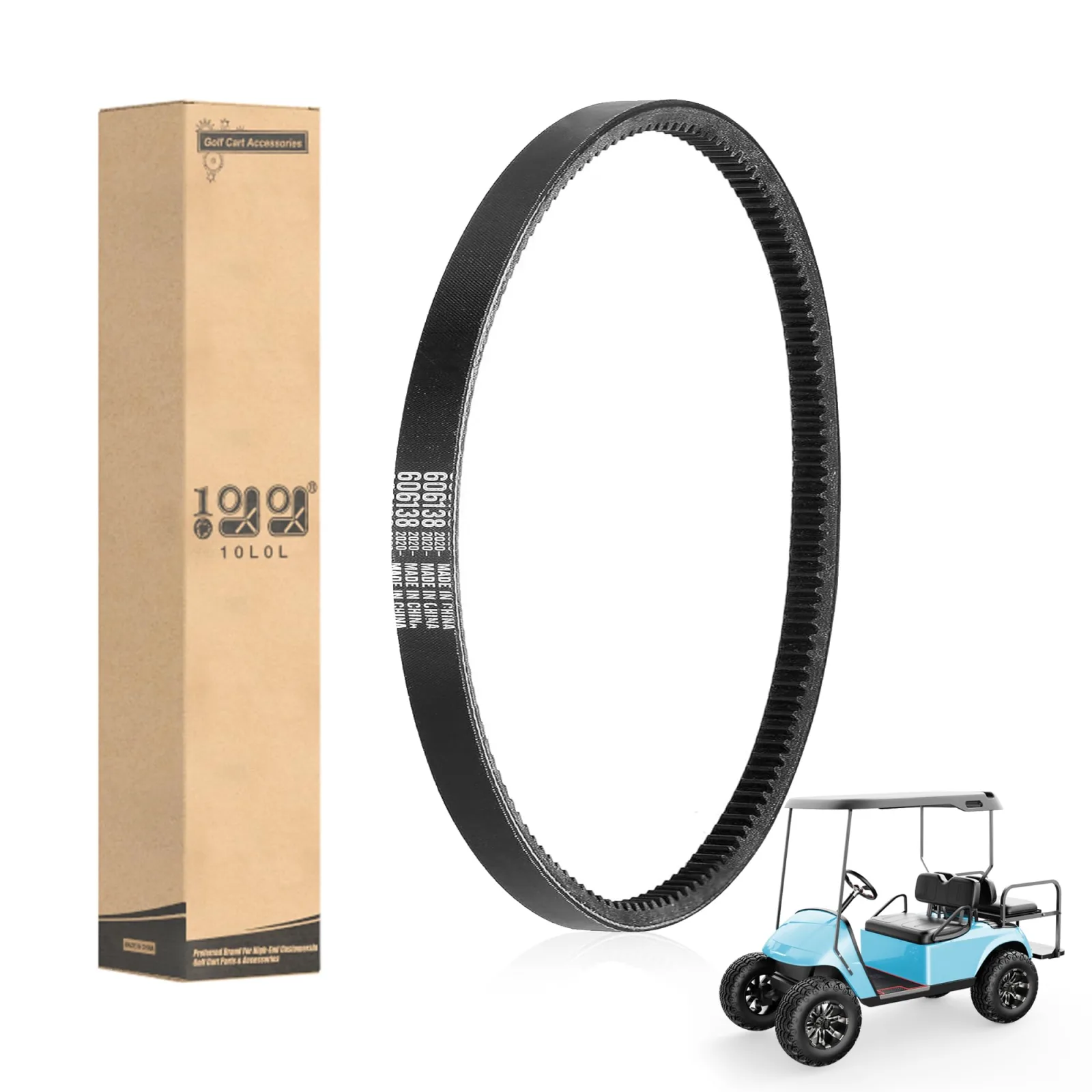 10L0L Golf Cart Starter Generator Belt 606138