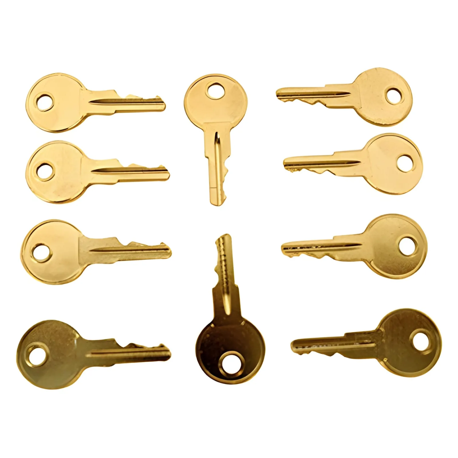 Huskey E-Z-GO Golf Cart Ignition Keys, Set of 10