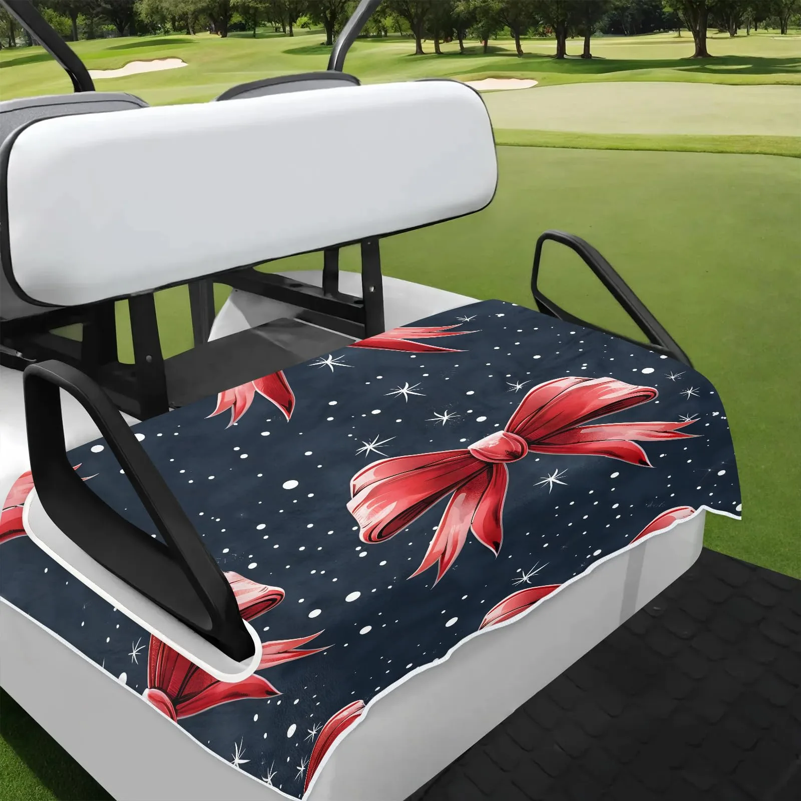 Tiveruda Golf Cart Seat Cover for Double Seats