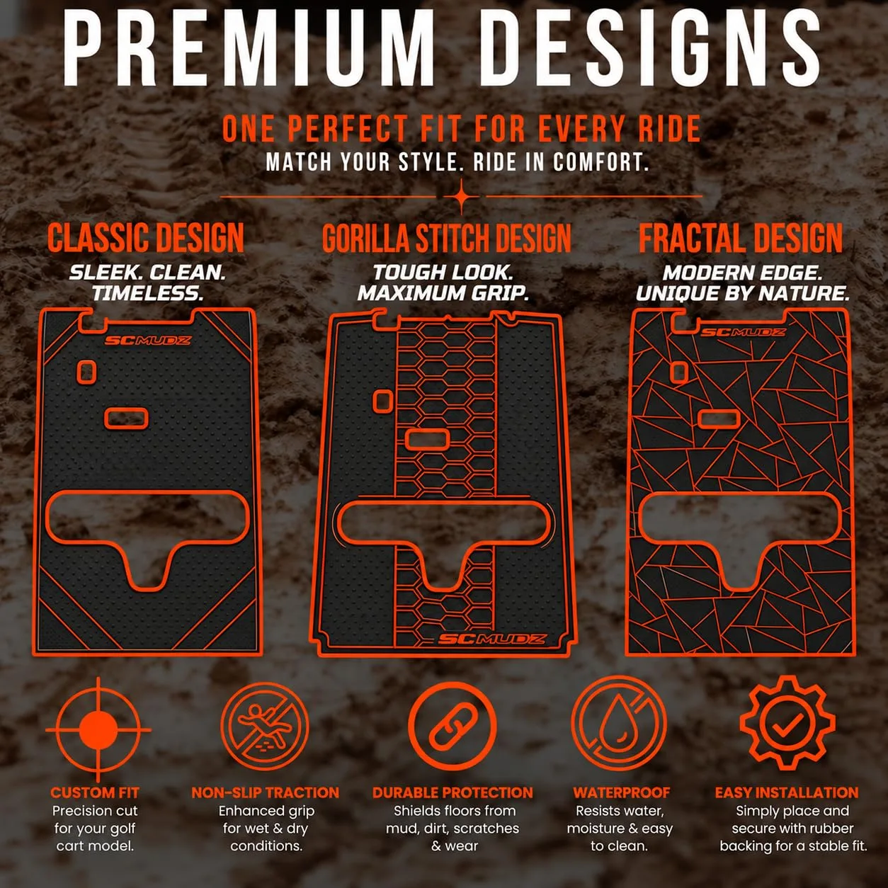 SC Mudz SeaDek HD Floor Mat for Gorilla 4 Seat image 4