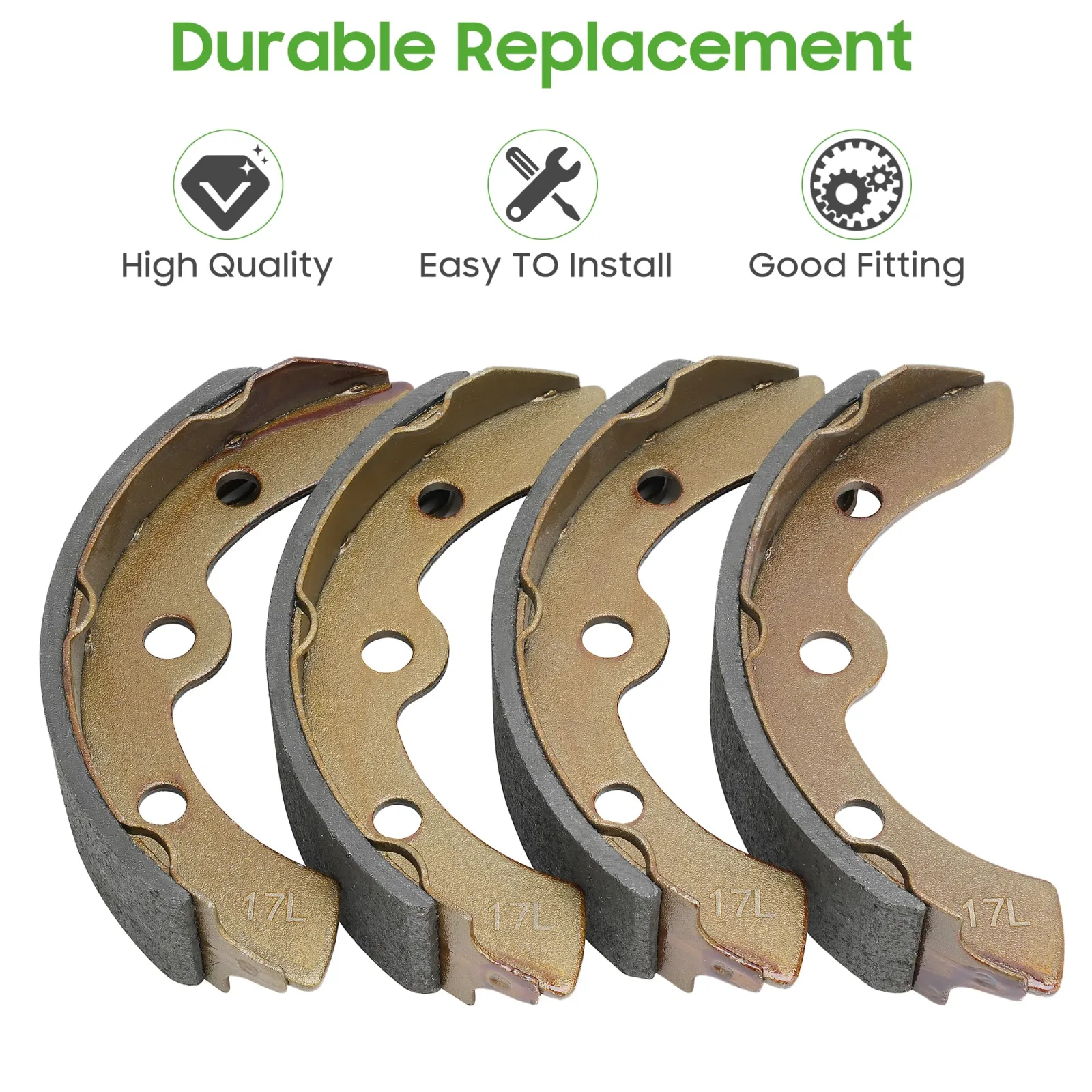 10L0L Brake Shoes Set for Club Car DS – Part 1011463 image 4