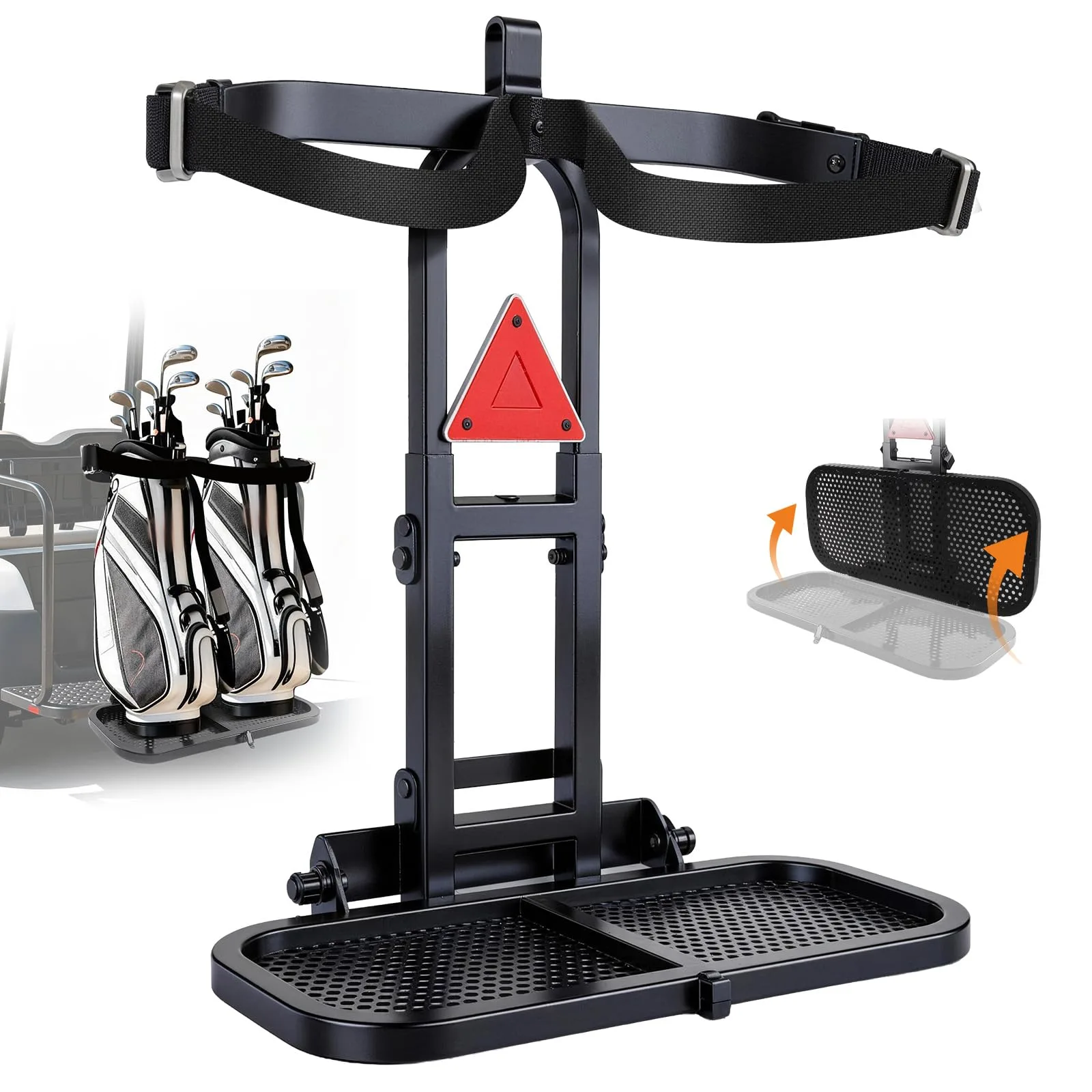 maXpeedingrods AH26DR Golf Cart Rear Seat Bag Holder