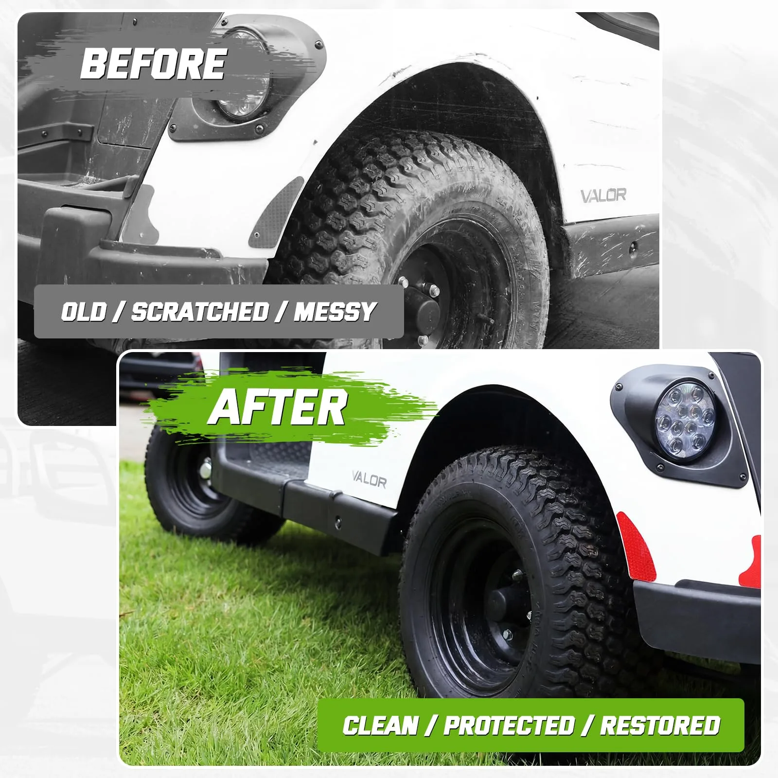 CYOOYC Rear Wheel Well Liners for E-Z-GO RXV Valor 2025 image 4
