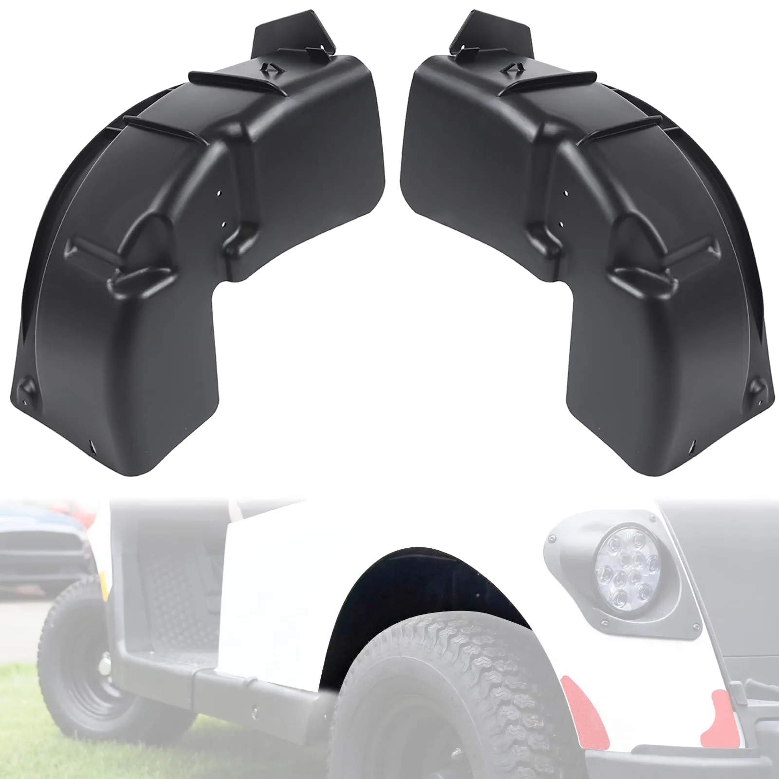 CYOOYC Rear Wheel Well Liners for E-Z-GO RXV Valor 2025