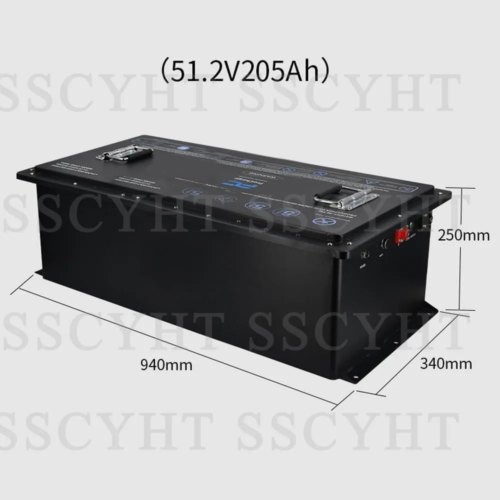 SSCYHT 51.2V 205Ah LiFePO4 Golf Cart Battery image 2
