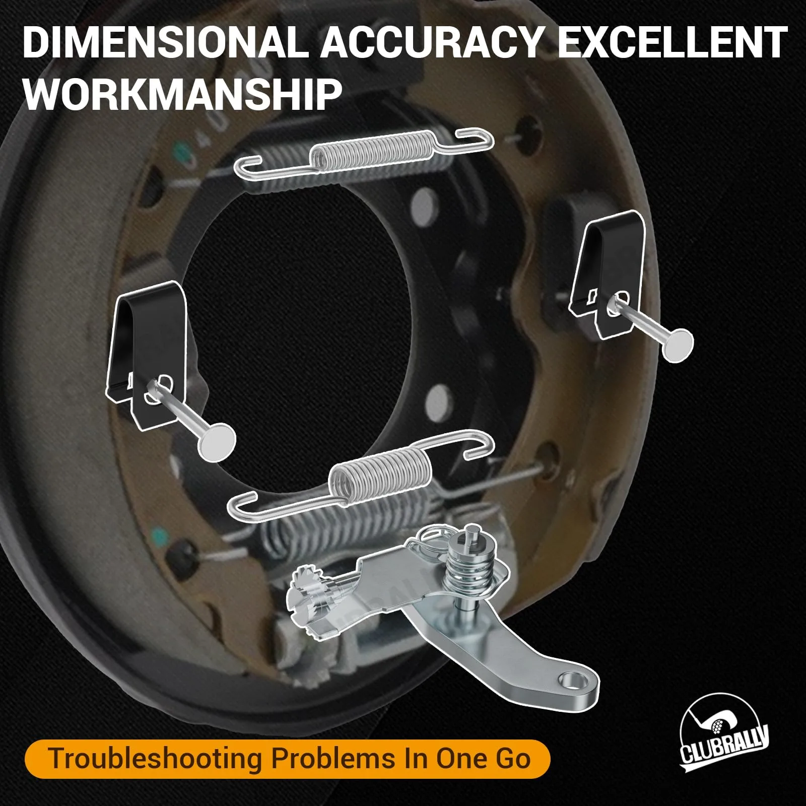CLUBRALLY Club Car DS/Precedent Rear Brake Kit Aix-CB-029 image 2