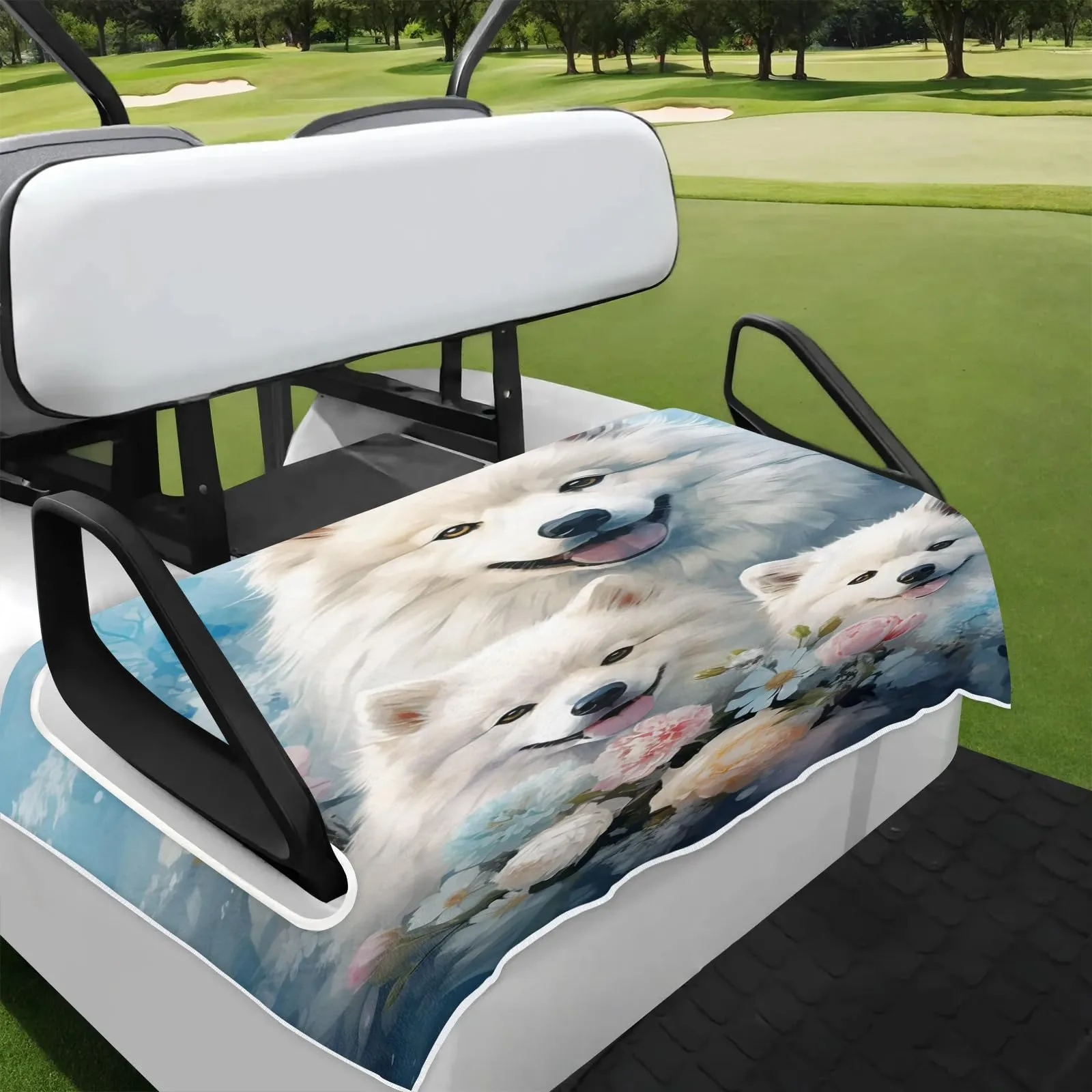 Tiveruda Golf Cart Seat Cover for Double Seats