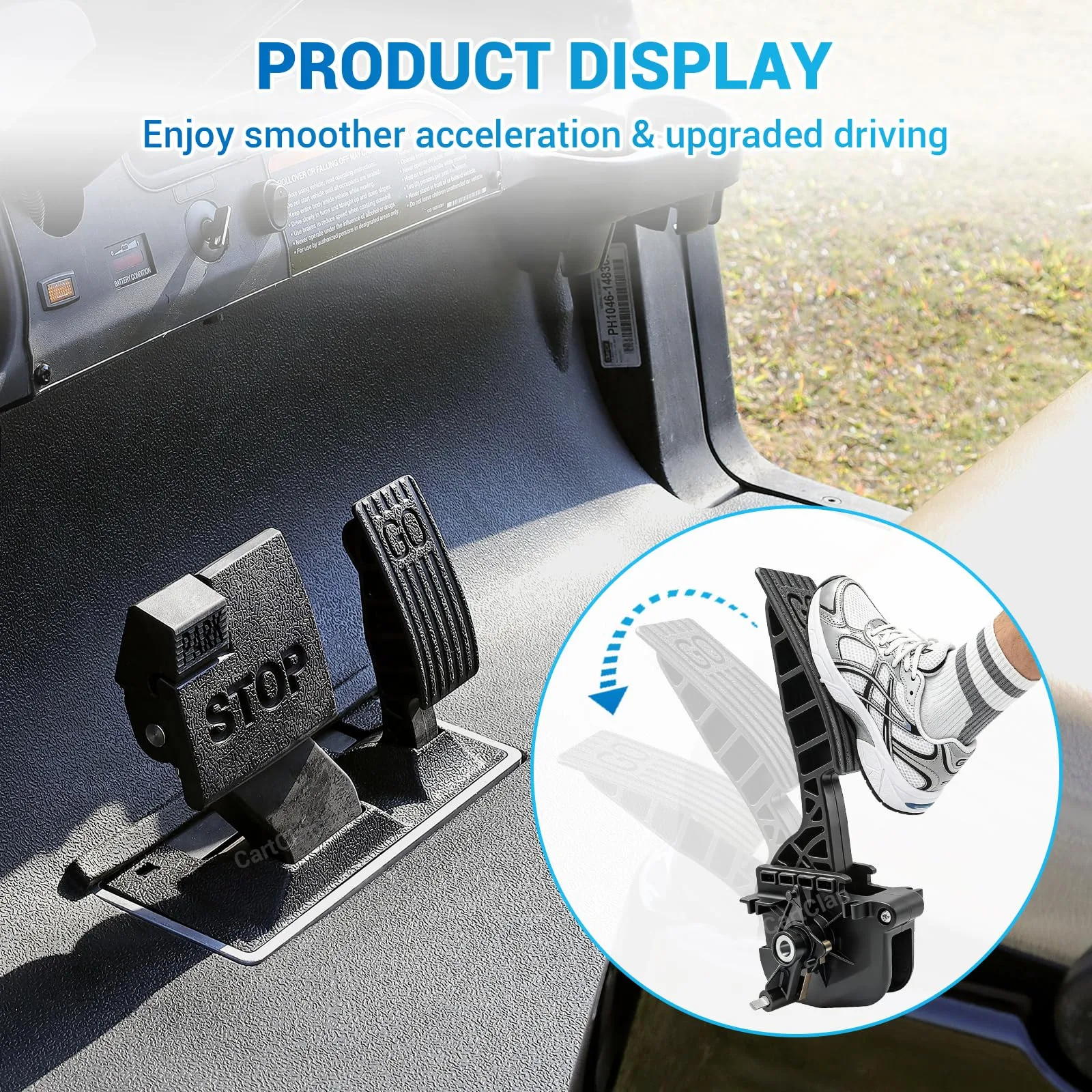 CartClan Accelerator Pedal Kit for Club Car Precedent image 2
