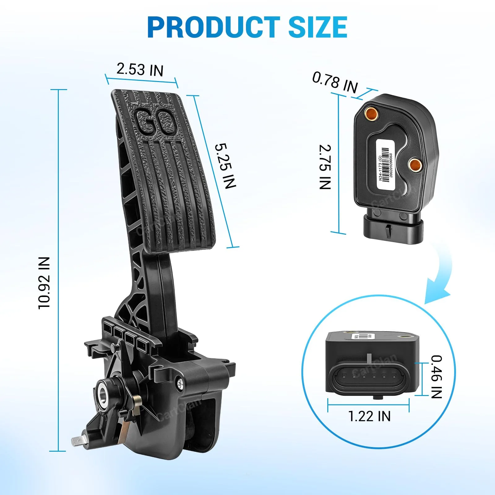 CartClan Accelerator Pedal Kit for Club Car Precedent image 4