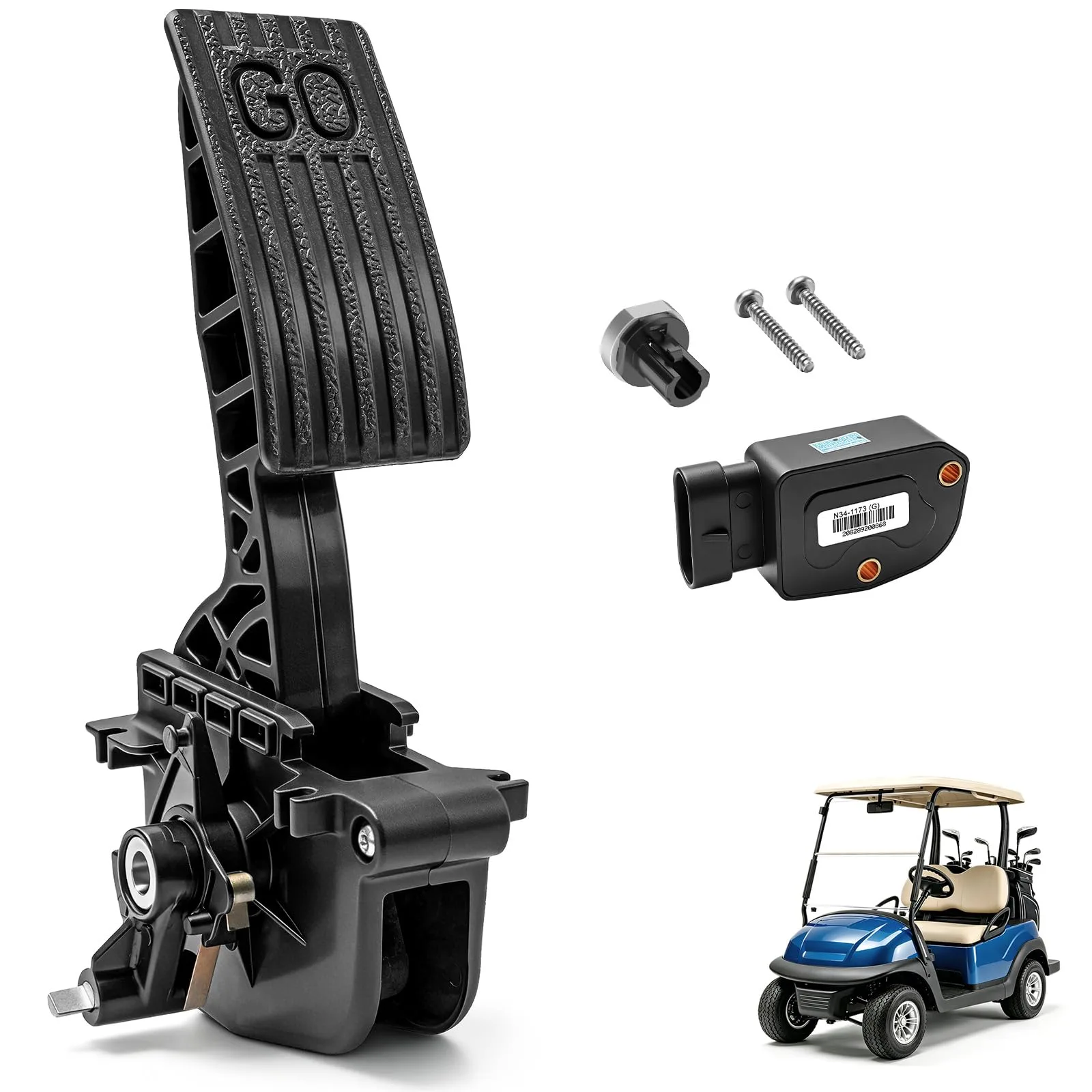 CartClan Accelerator Pedal Kit for Club Car Precedent