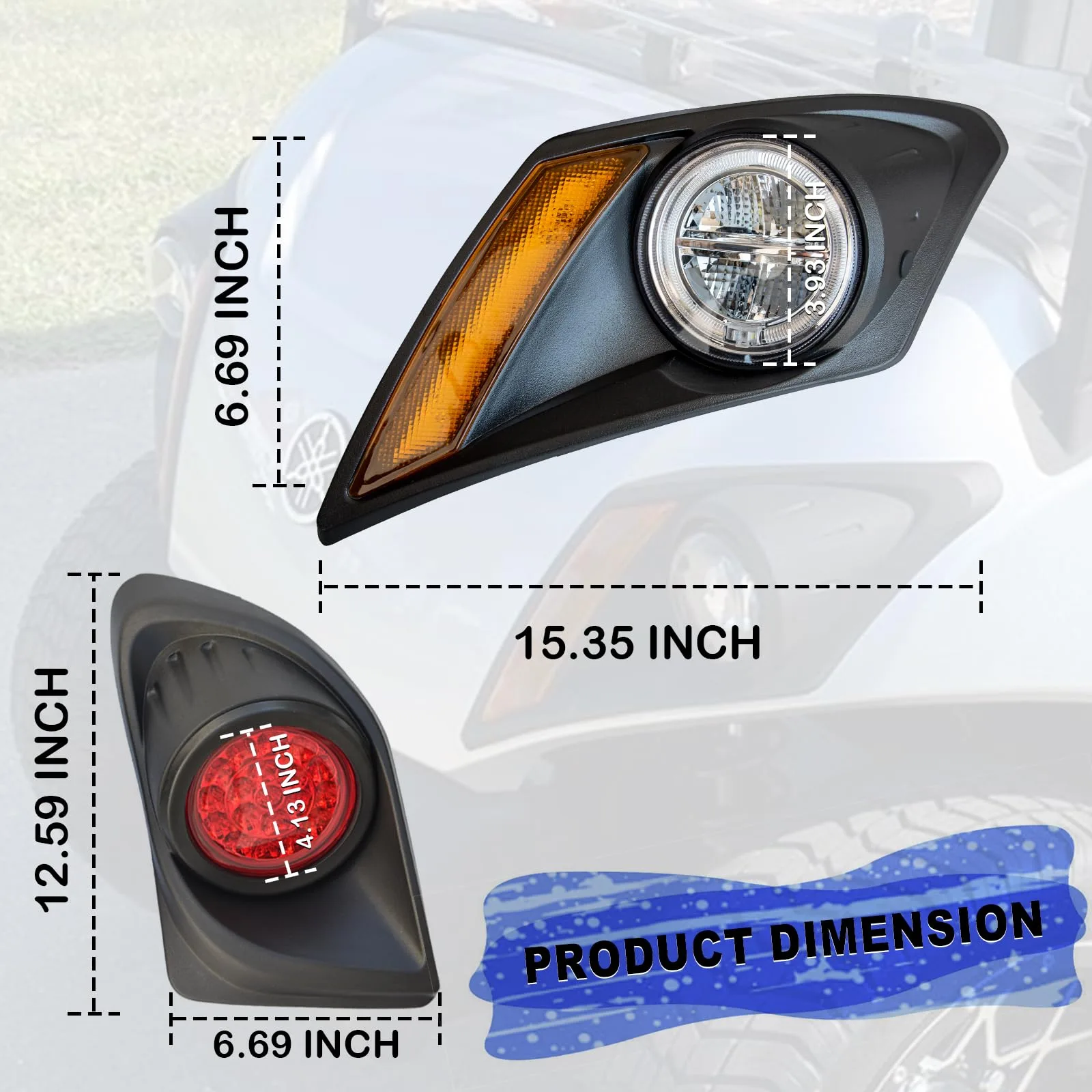 HHLZM LED Light Kit for 2017-2023 Yamaha Drive 2 image 3