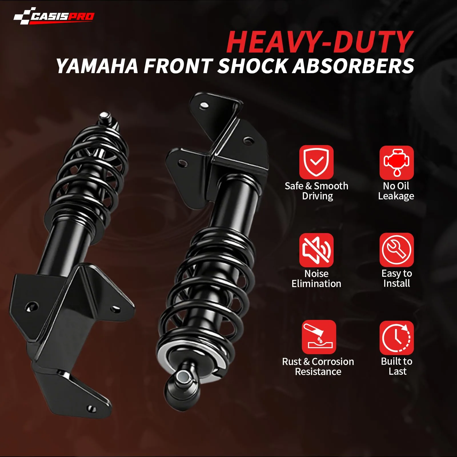 CASISPRO Front Shocks for Yamaha Drive G29 2007-2016 image 2