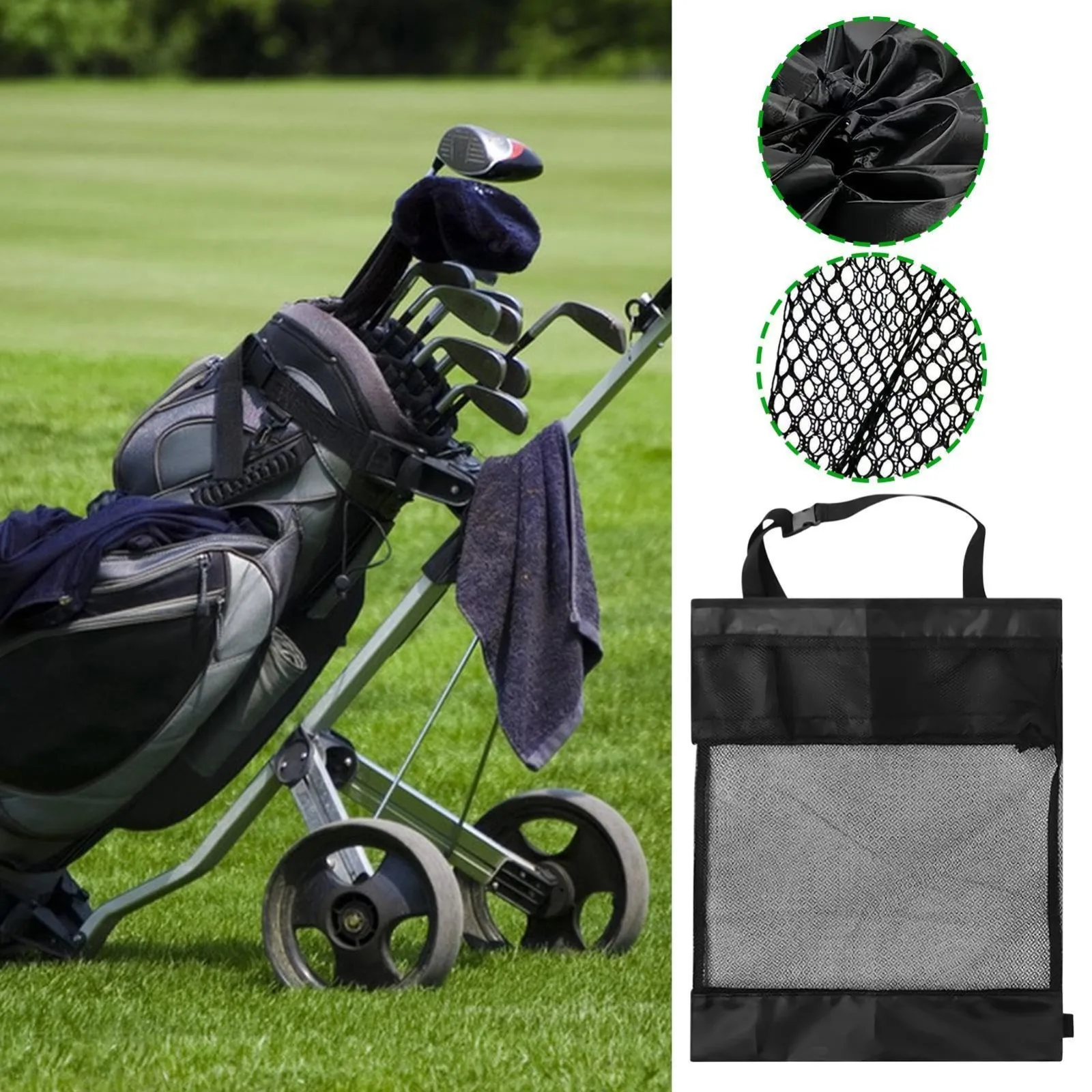 Generic Golf Cart Storage Bag Organizer image 3