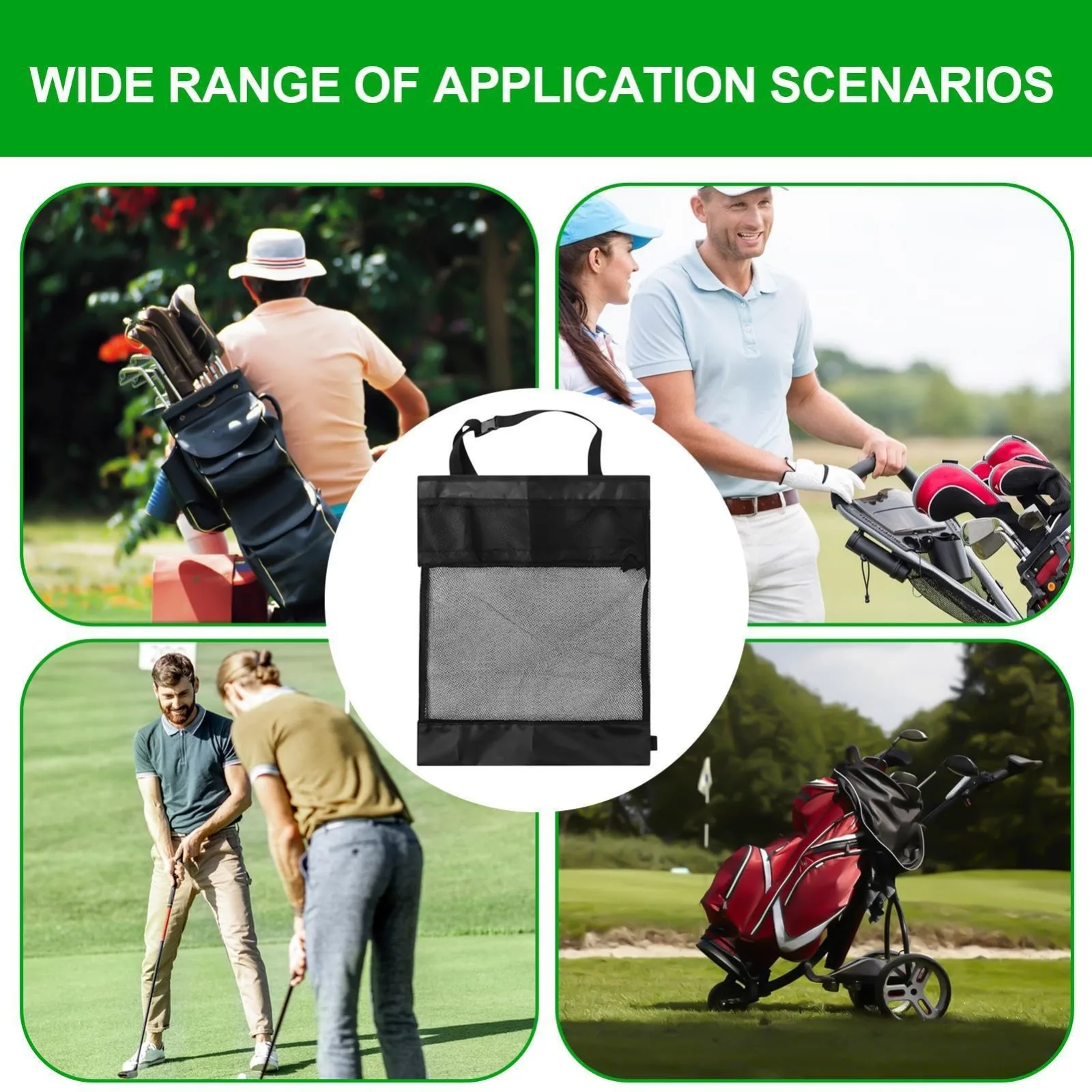 Generic Golf Cart Storage Bag Organizer image 4