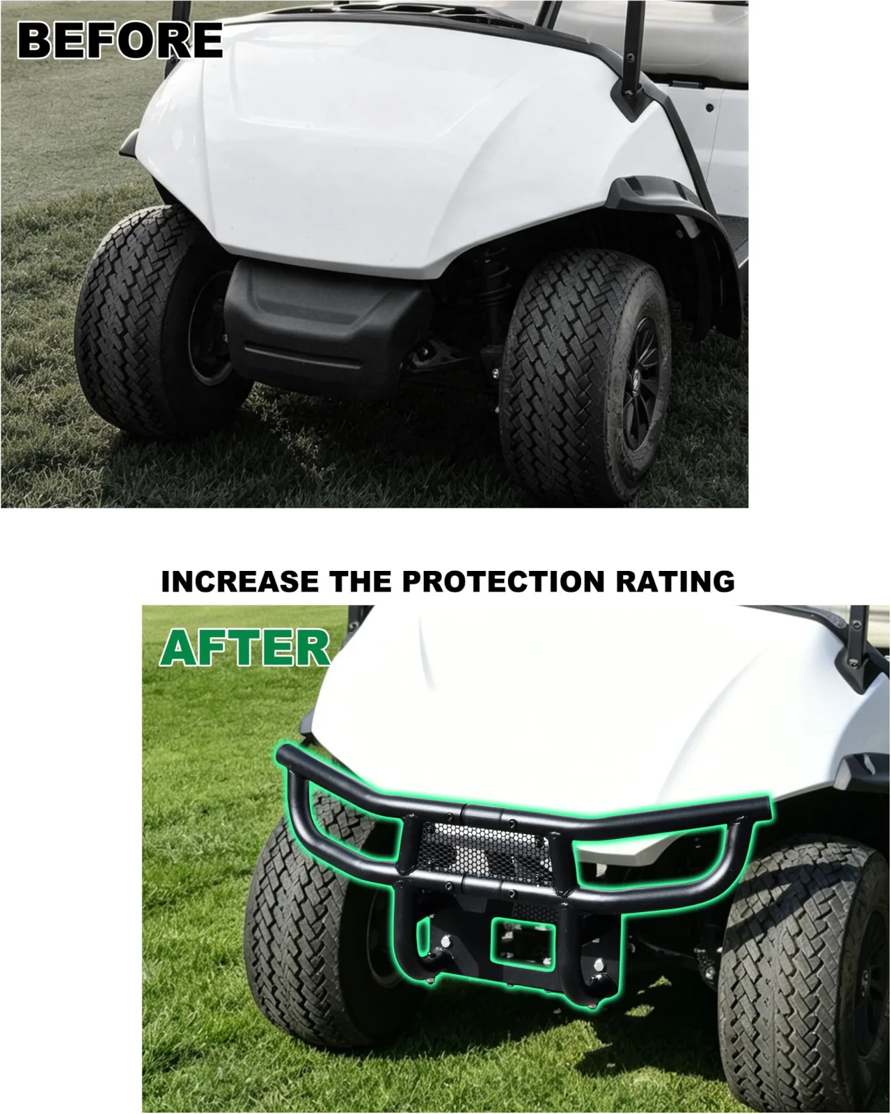 LDETXY Front Brush Guard for Yamaha Drive2 G29 2017+ image 3