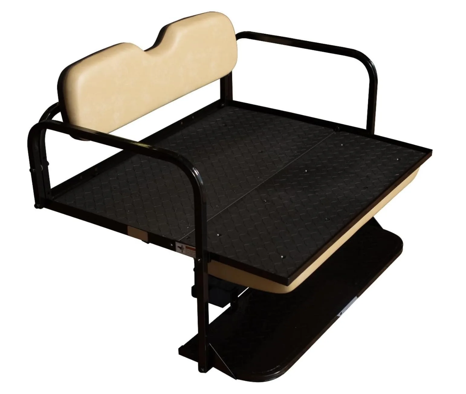 LUXCART Rear Flip Seat Kit for E-Z-GO TXT, Tan image 3