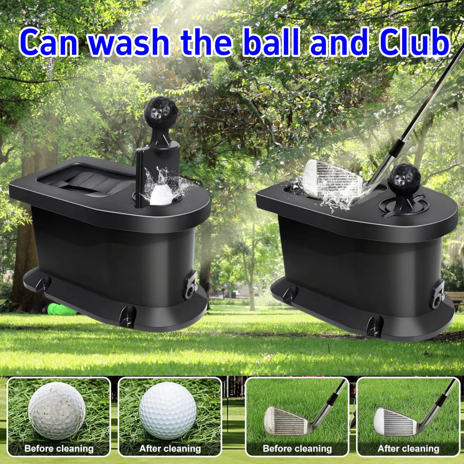 Dr.Acces Universal Golf Ball Cleaner for Golf Carts image 3