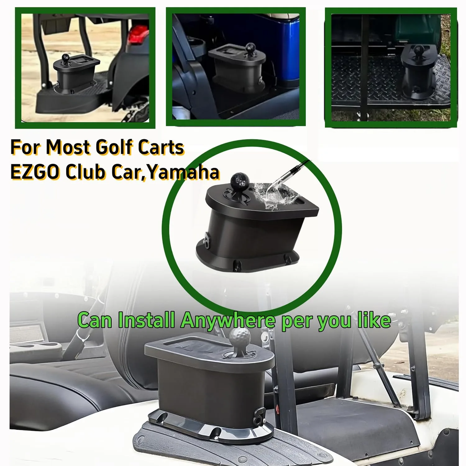 Dr.Acces Universal Golf Ball Cleaner for Golf Carts image 4
