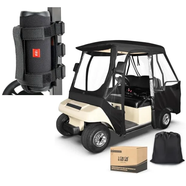 10L0L Club Car DS 2+2 Golf Cart Enclosure with Speaker Mount
