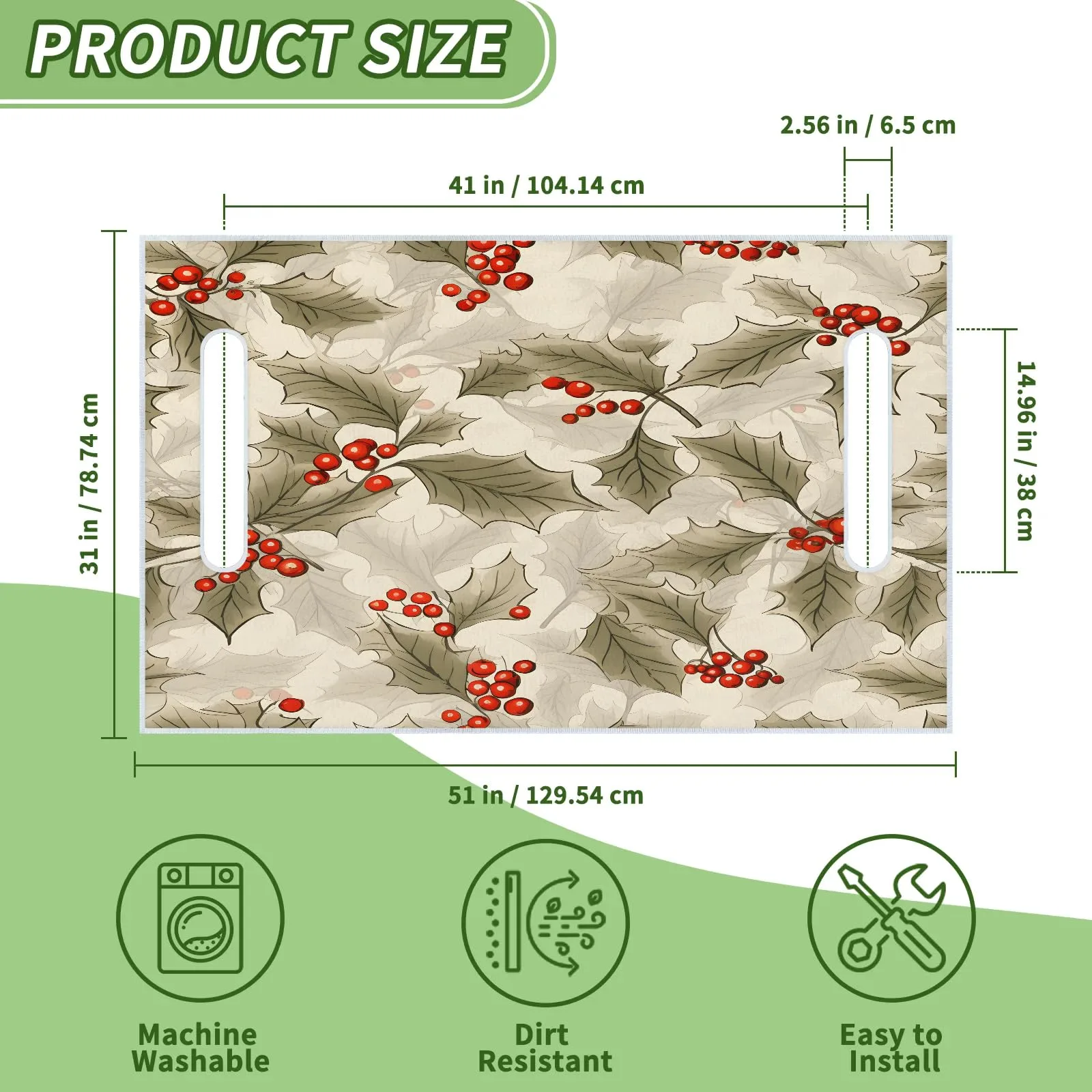 Tiveruda Golf Cart Seat Cover for Double Seats image 2