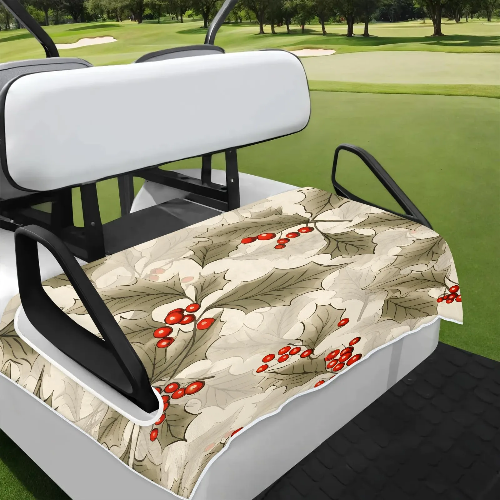 Tiveruda Golf Cart Seat Cover for Double Seats