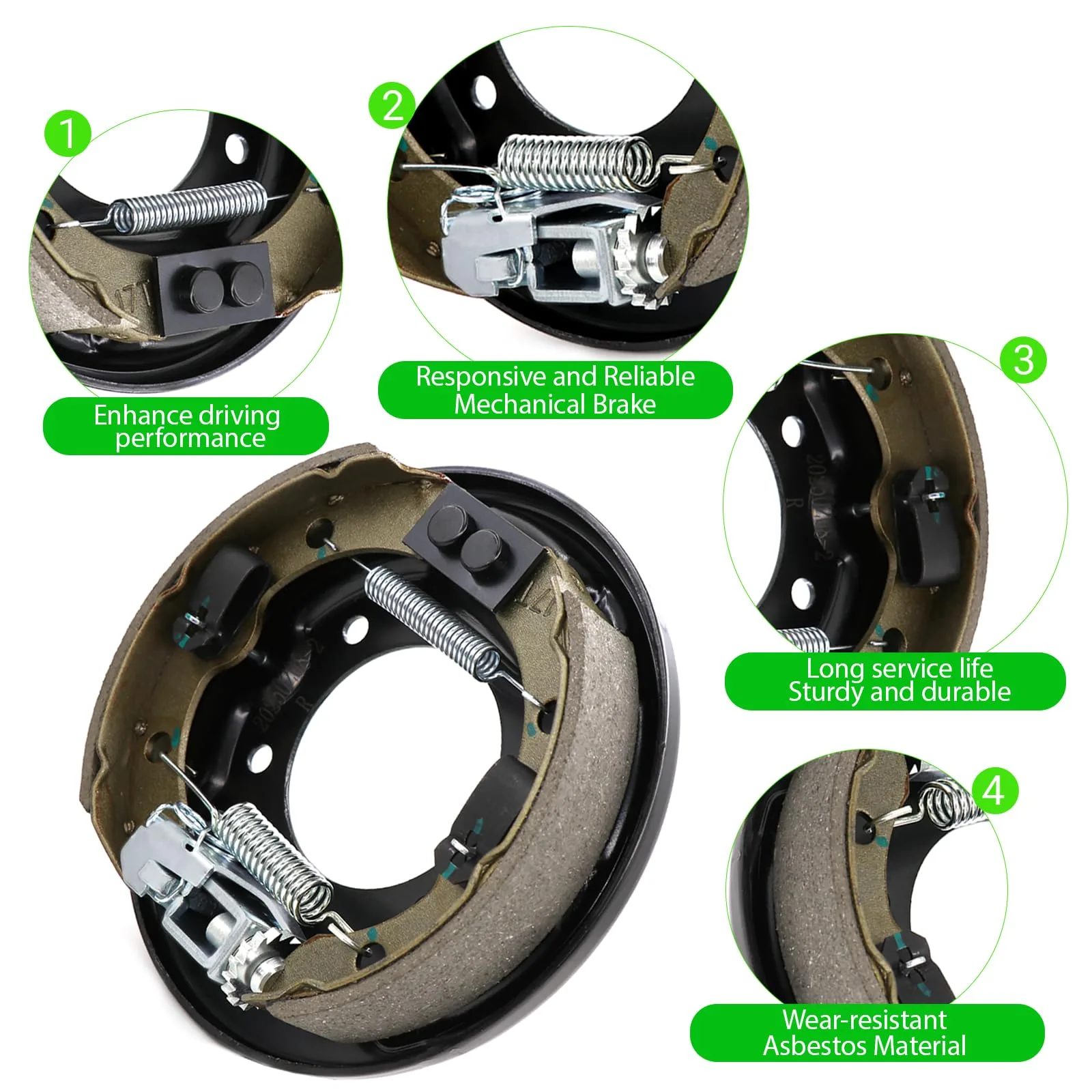 DIYOLFALL Rear Brake Assembly for Club Car Precedent & Tempo image 2