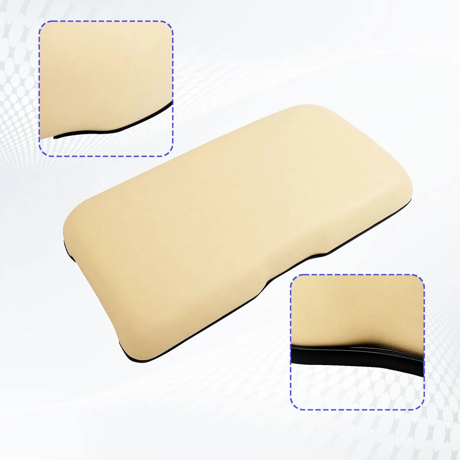 waltyotur Beige Front Seat Cushions for E-Z-GO RXV image 2