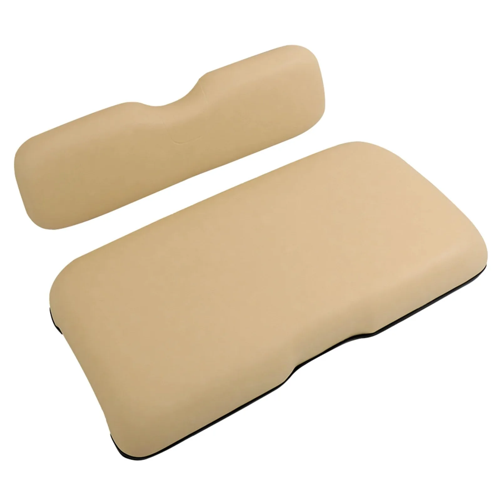 waltyotur Beige Front Seat Cushions for E-Z-GO RXV