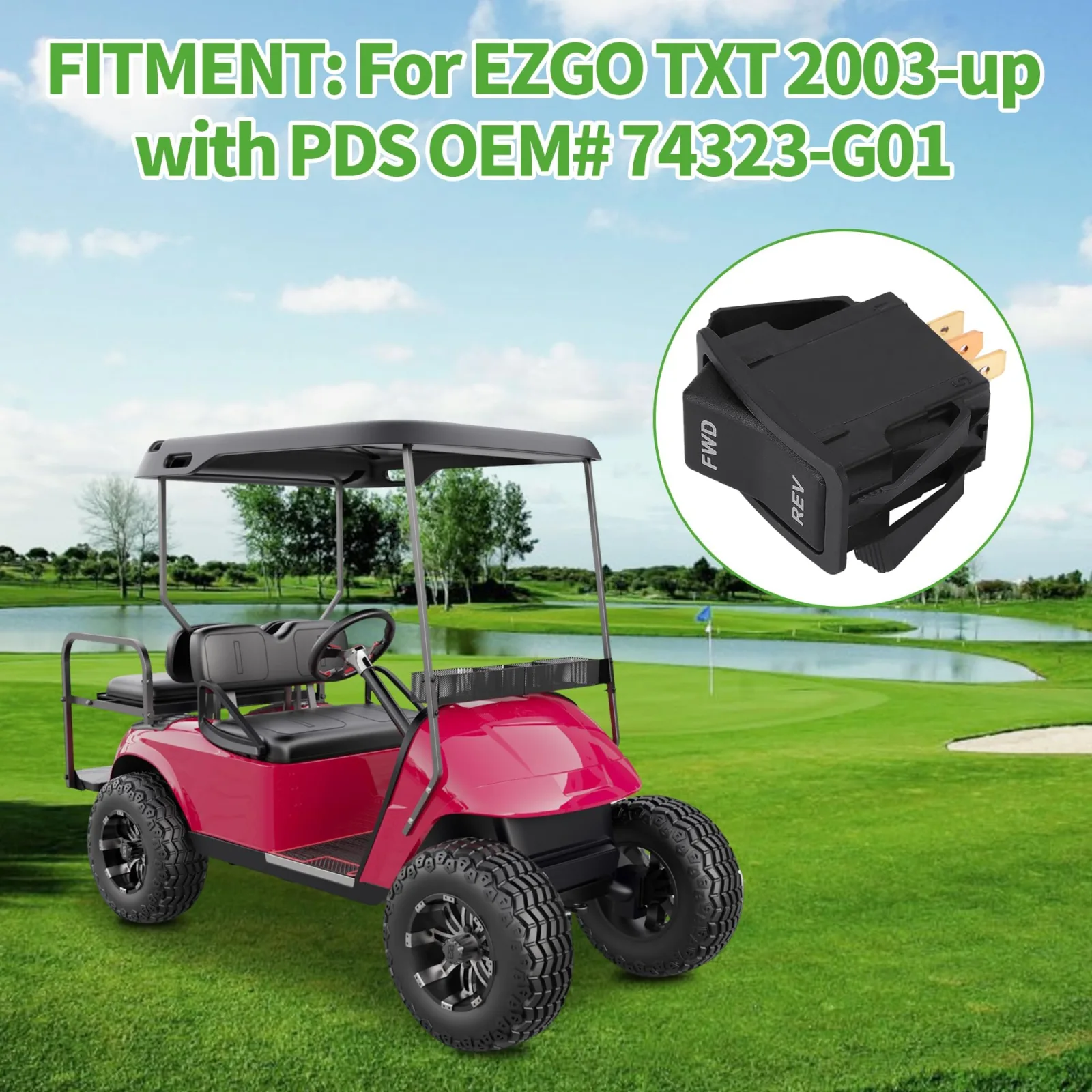 10L0L Forward/Reverse Switch for E-Z-GO TXT PDS image 3
