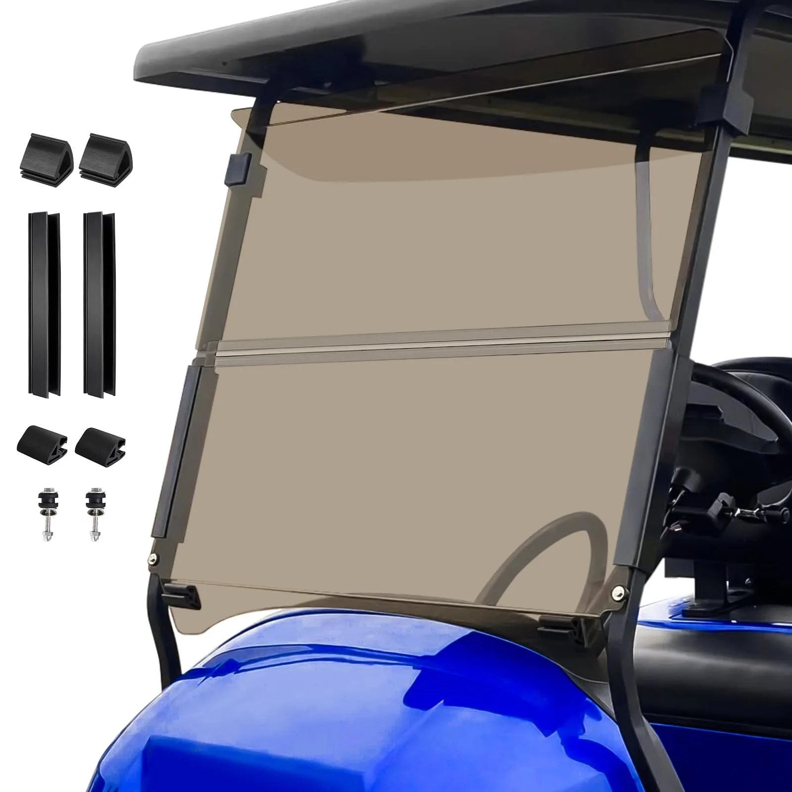RIZINKART Tinted Windshield for Club Car Precedent, Tempo & Onward