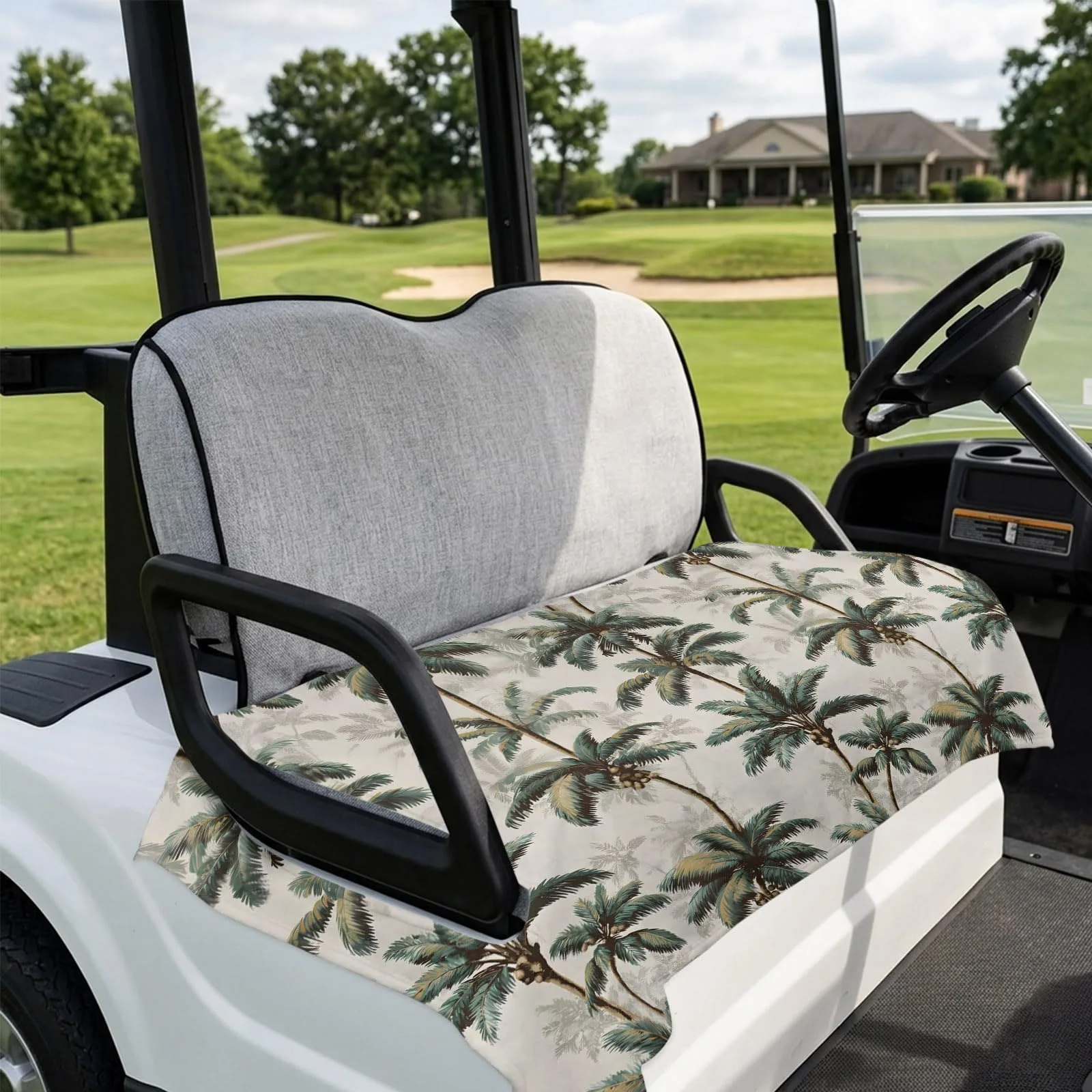 DecorLovee Golf Cart Seat Cover for 2-Seater Carts image 4