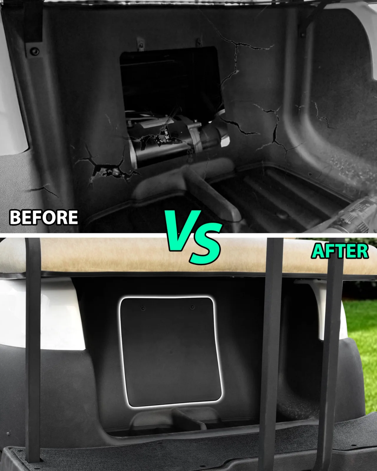 POKIAUTO Rear Access Panel for Club Car Tempo image 2