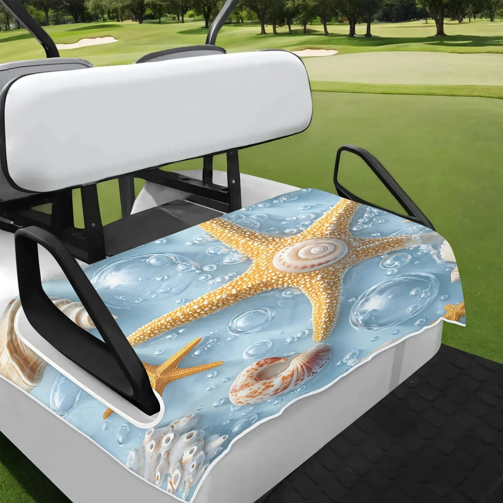 Tiveruda Golf Cart Seat Cover for Double Seats