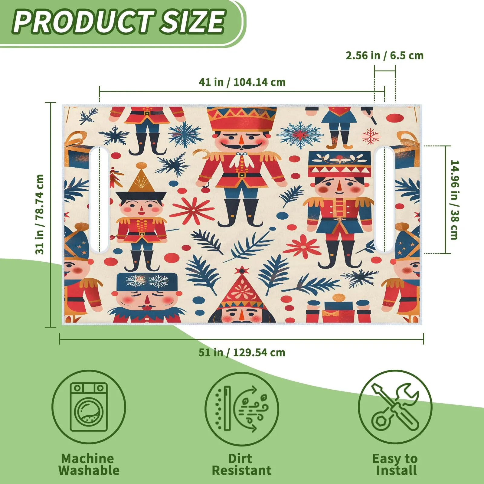 Tiveruda Golf Cart Seat Cover for Double Seats image 2