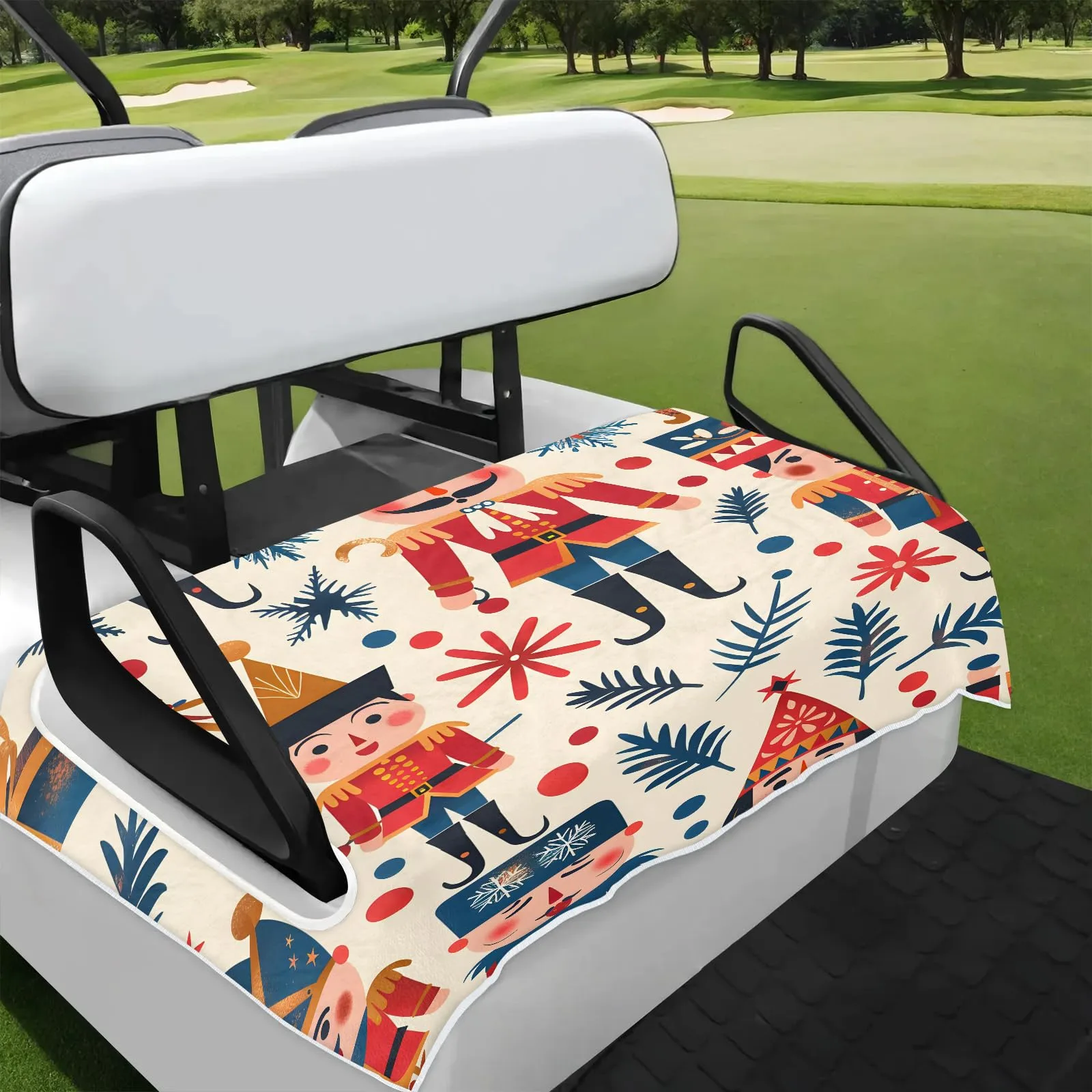 Tiveruda Golf Cart Seat Cover for Double Seats