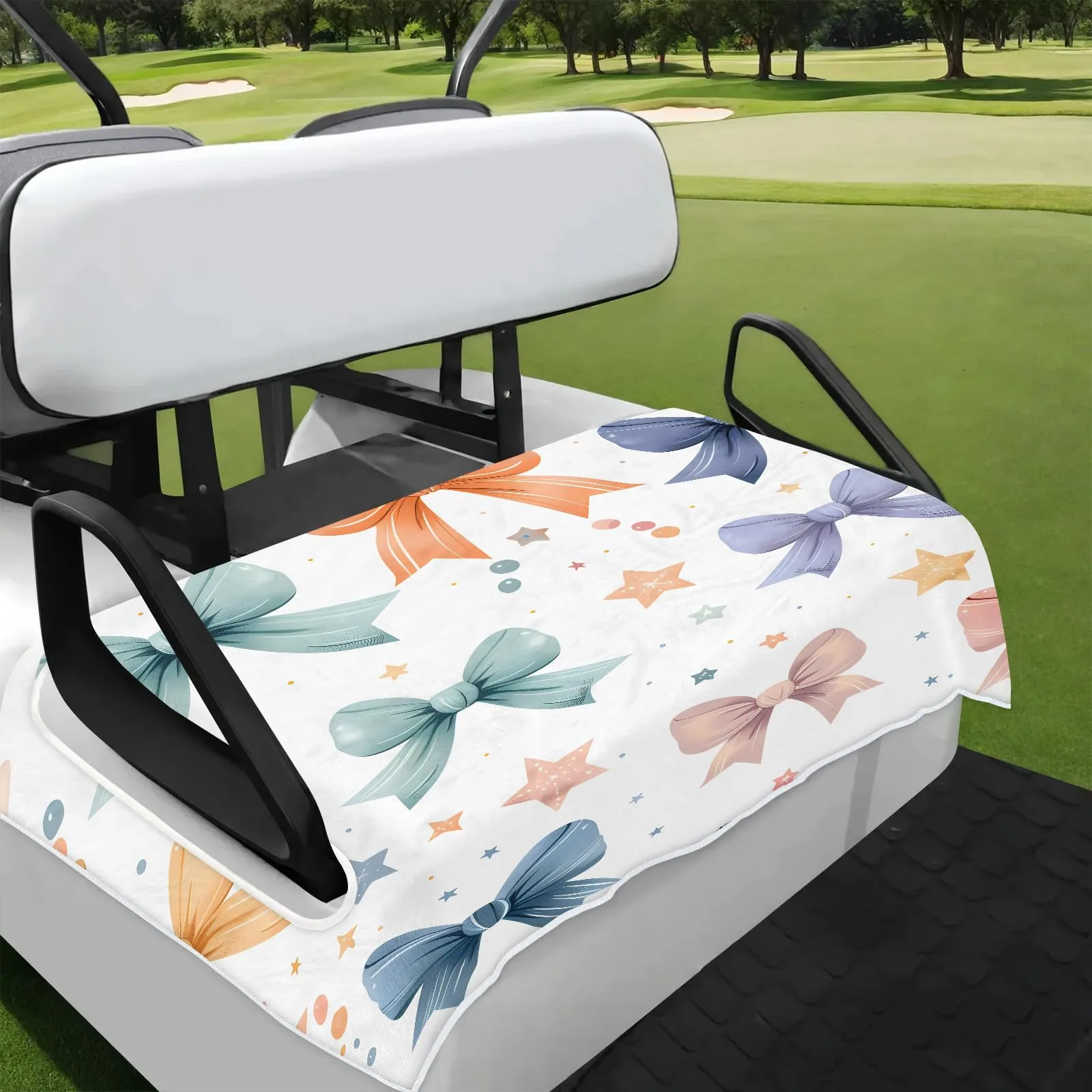 Tiveruda Golf Cart Seat Cover for Double Seats
