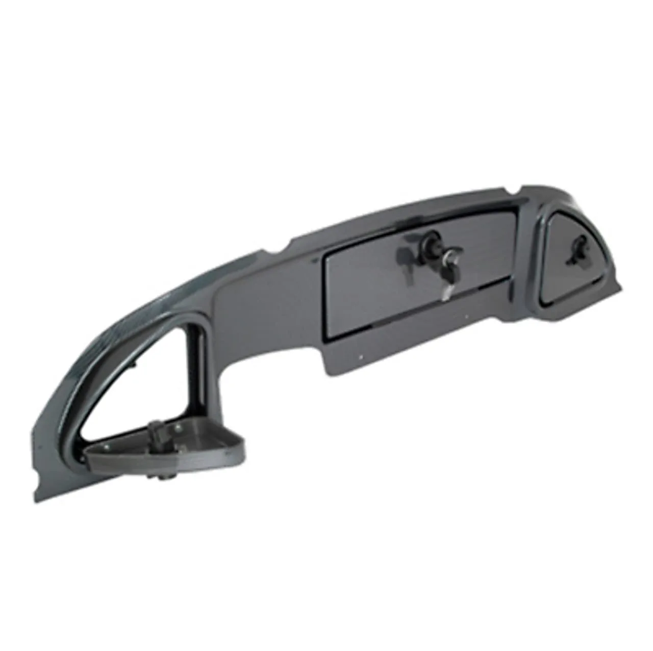 Performance Plus Carts Carbon Fiber Dash Cover with Locking Doors for Club Car Precedent 2004-2008 image 2