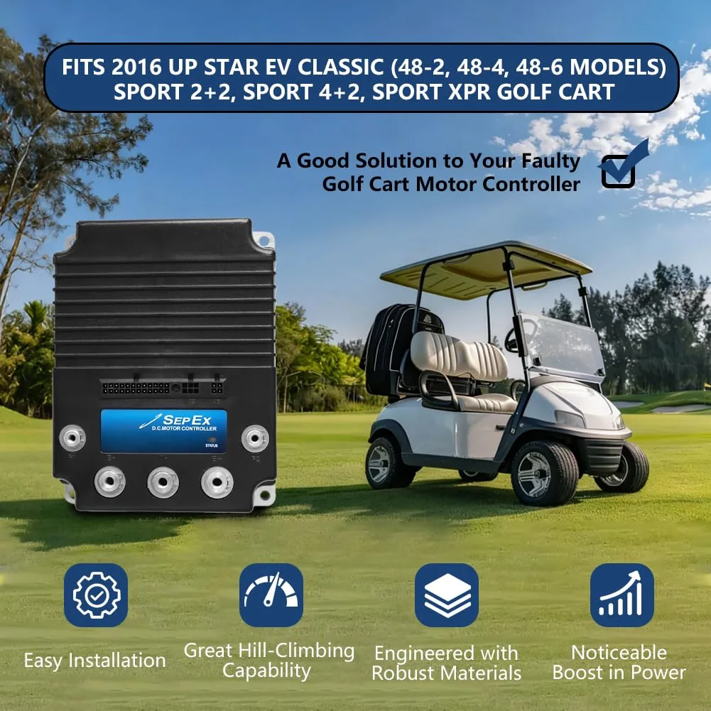 CIRFREETION DB-1268-5403 48V Star EV Golf Cart Controller image 4