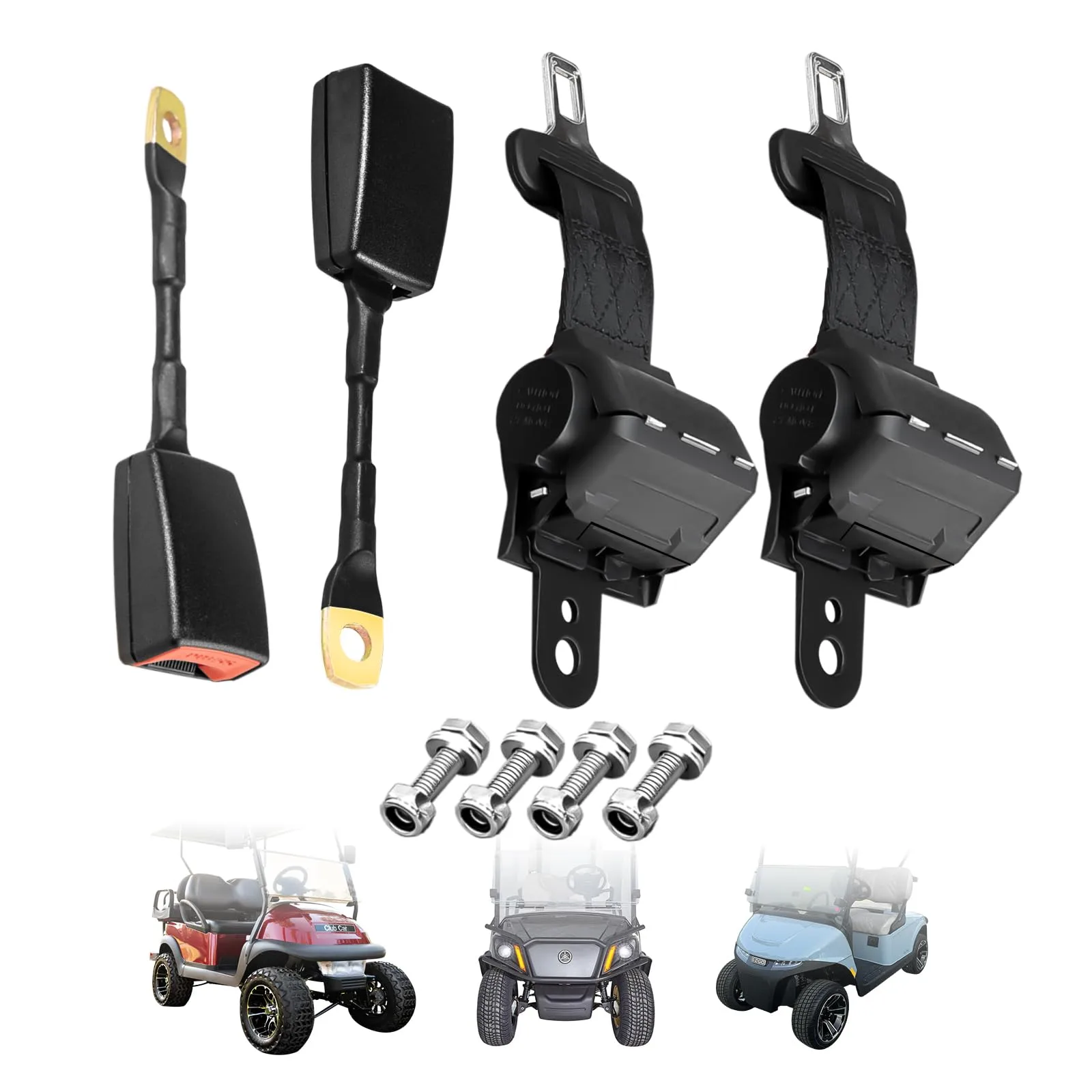 Orle Oko AQD-2 Retractable Golf Cart Seat Belt Kit