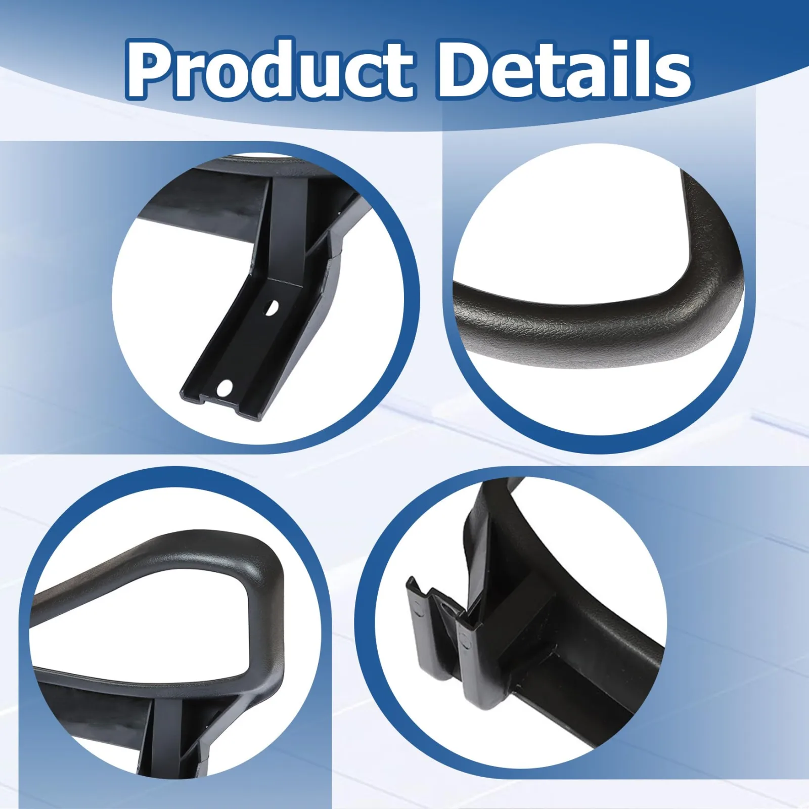 WFLNHB EZGO TXT Seat Handle Hip Restraint Pair image 4