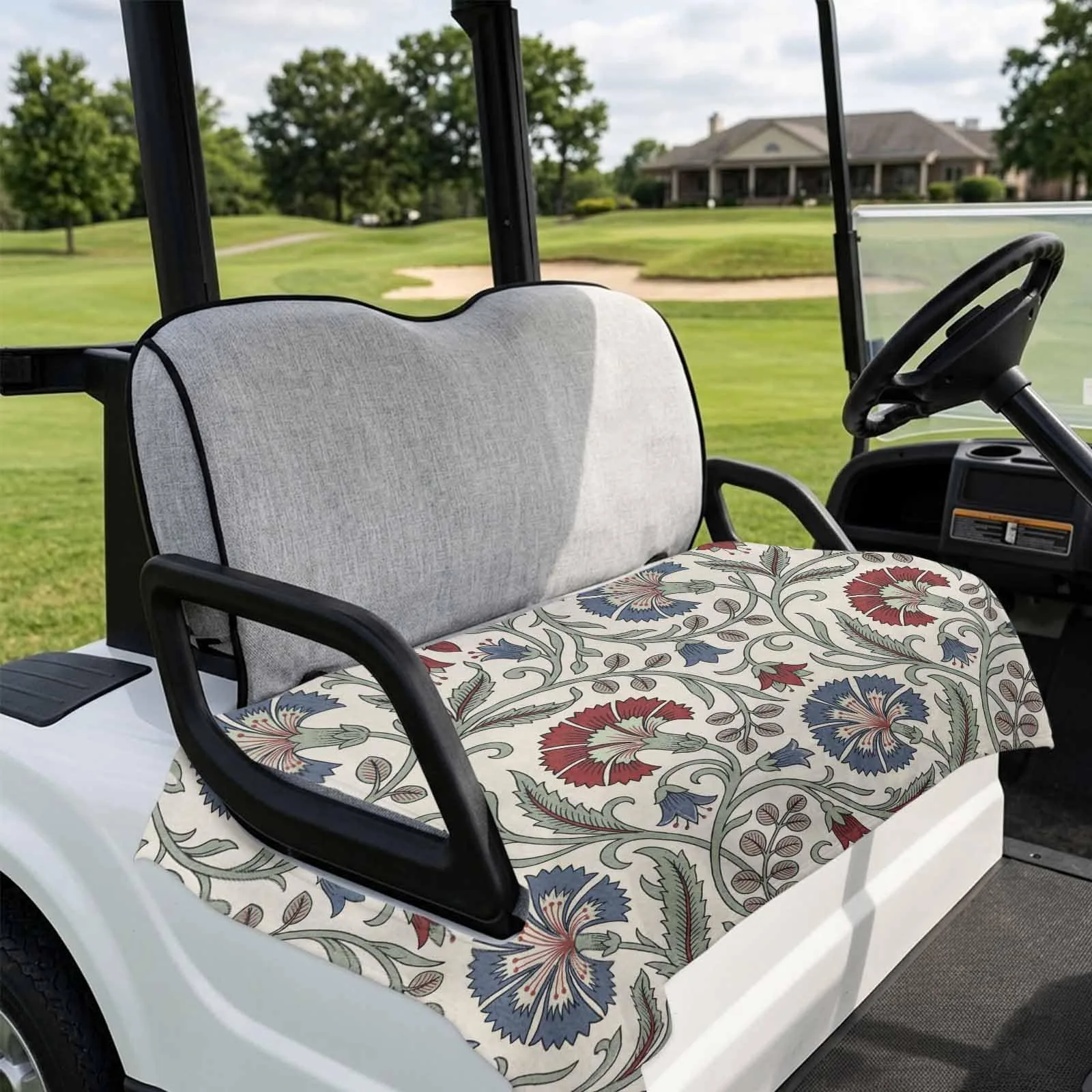 DecorLovee Golf Cart Seat Cover 51 x 31-Inch Floral image 4