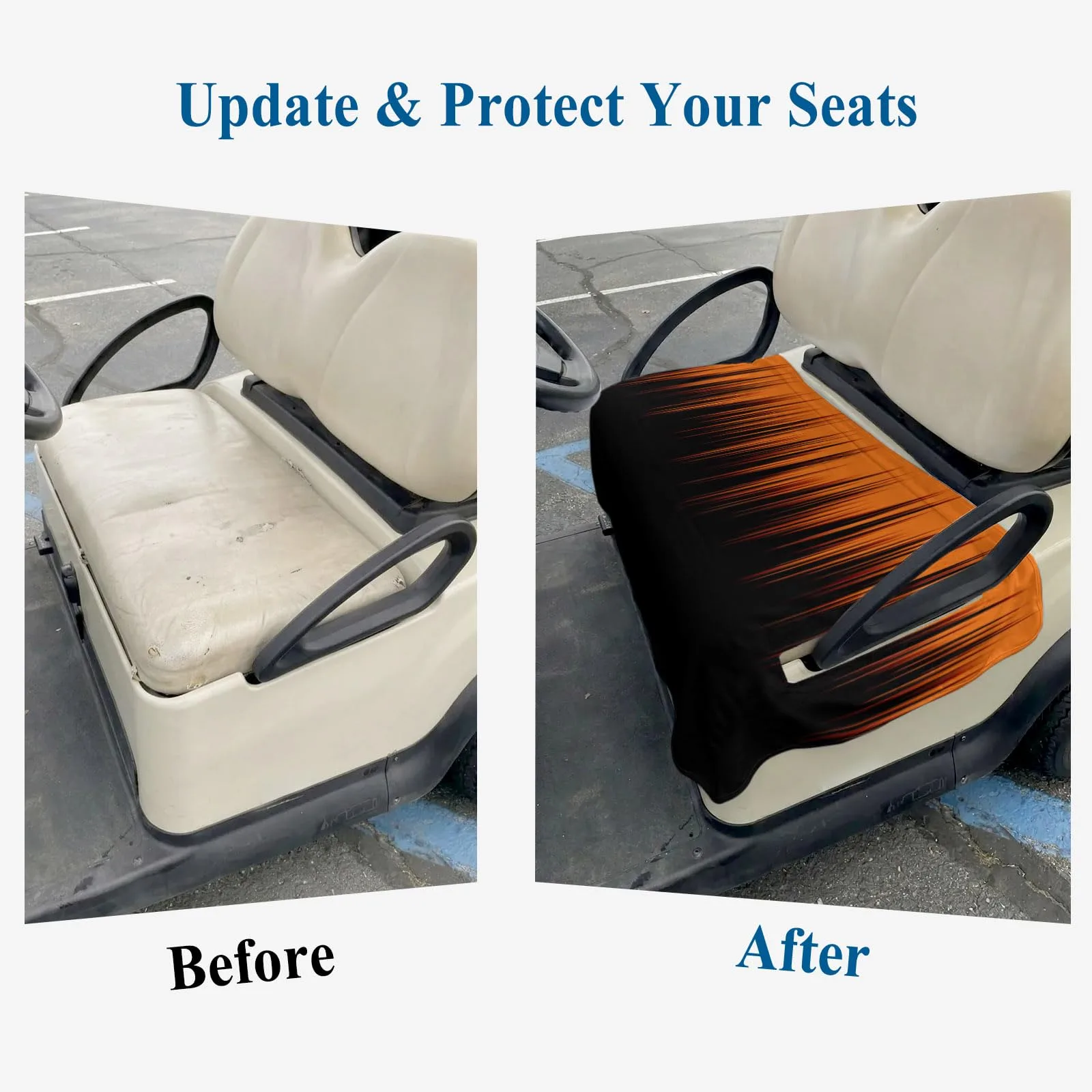 LooPoP Golf Cart Seat Cover for E-Z-GO, Club Car & Yamaha image 4