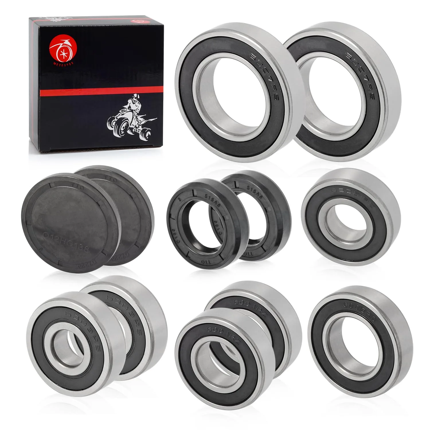 MOTO1988 E-Z-GO TXT Dana Rear-End Bearing Seal Kit image 2