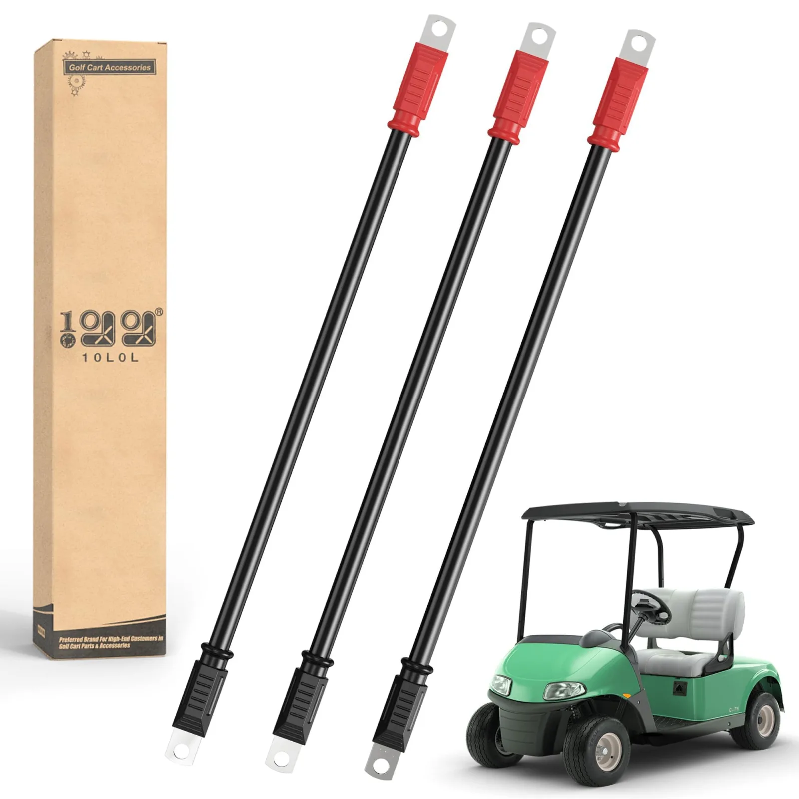 10L0L ELE-F54-F Battery Cable Set for E-Z-GO RXV