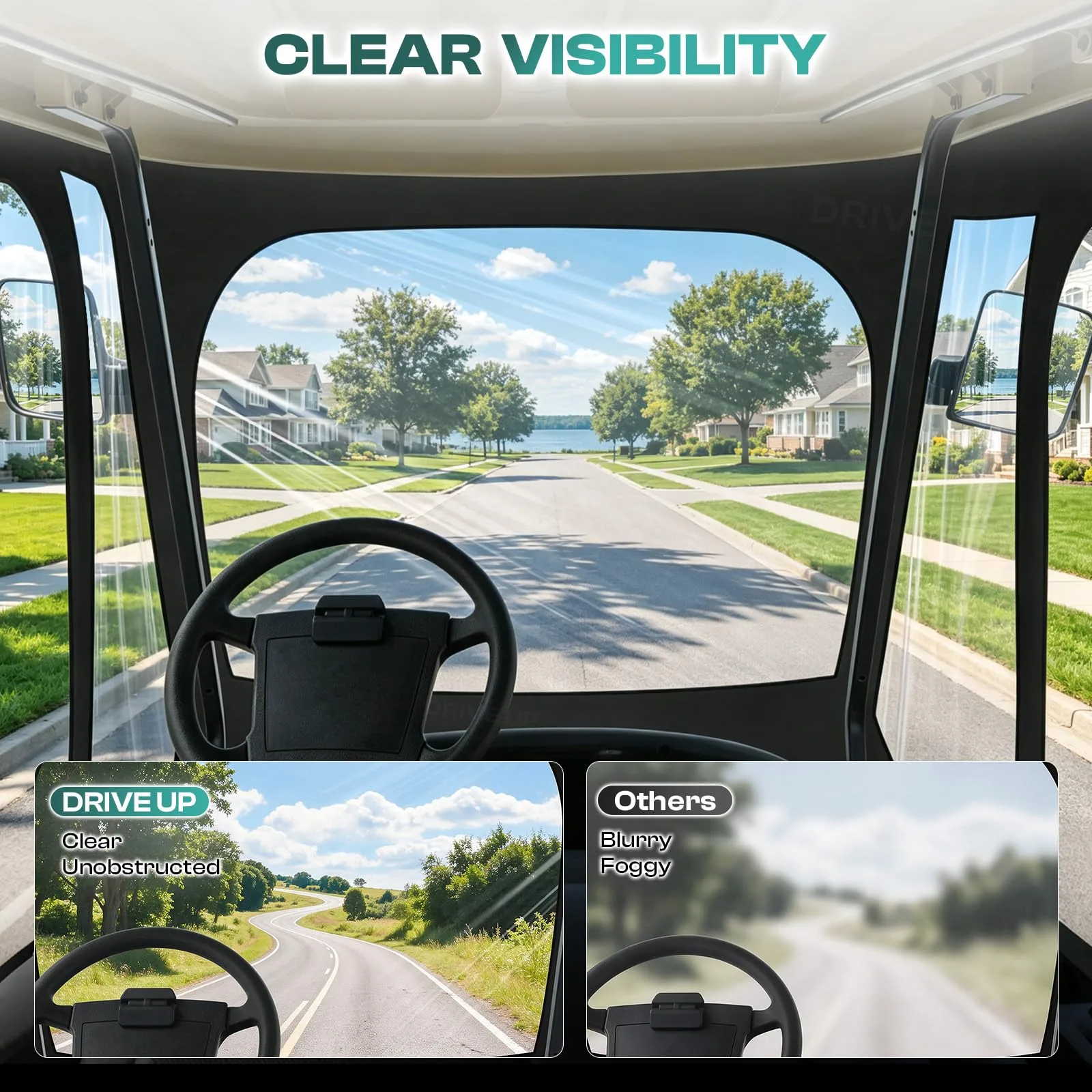 DRIVE UP C0038 Enclosure for Club Car Precedent image 3