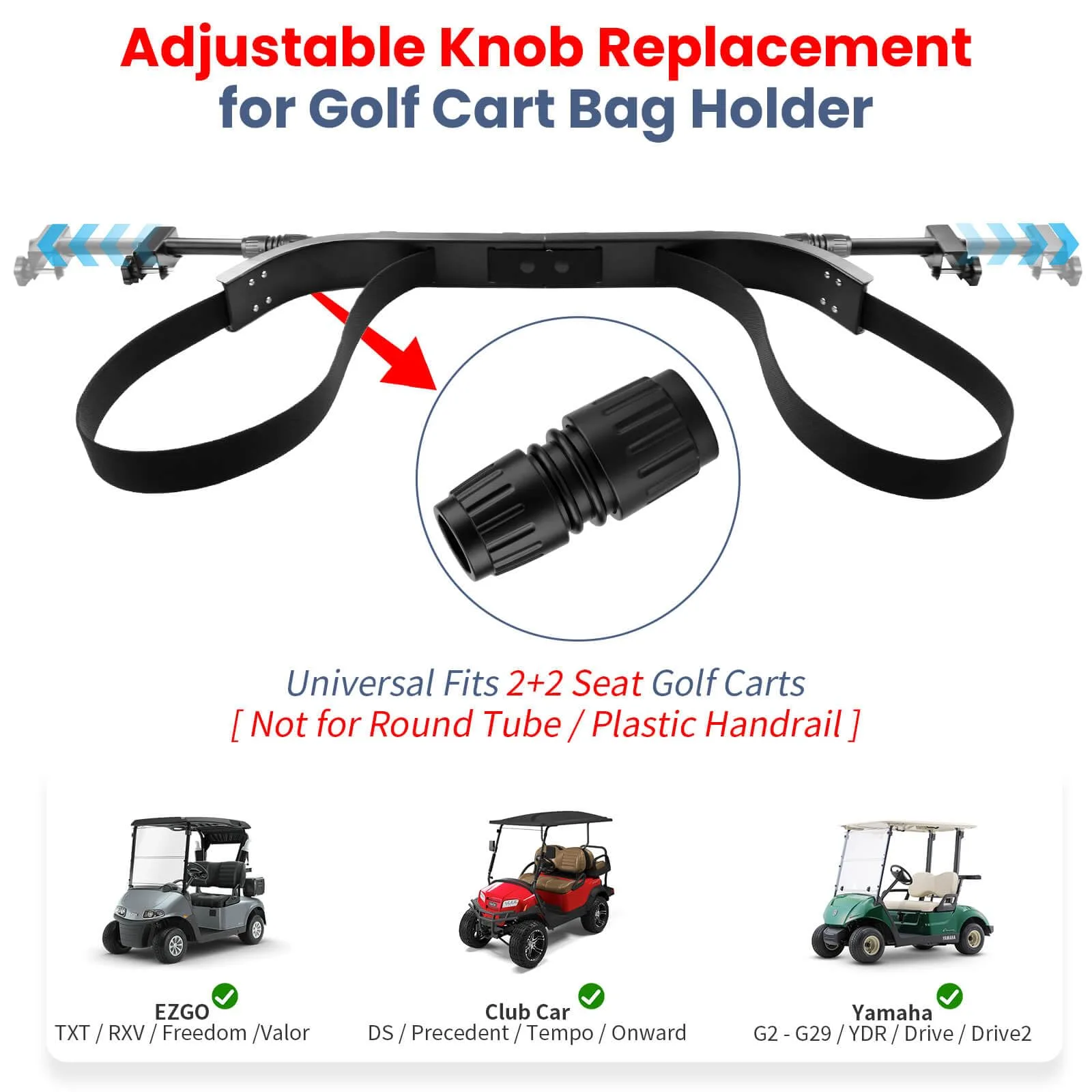Cartalia Golf Cart Bag Holder Retractable Knob Replacement image 2
